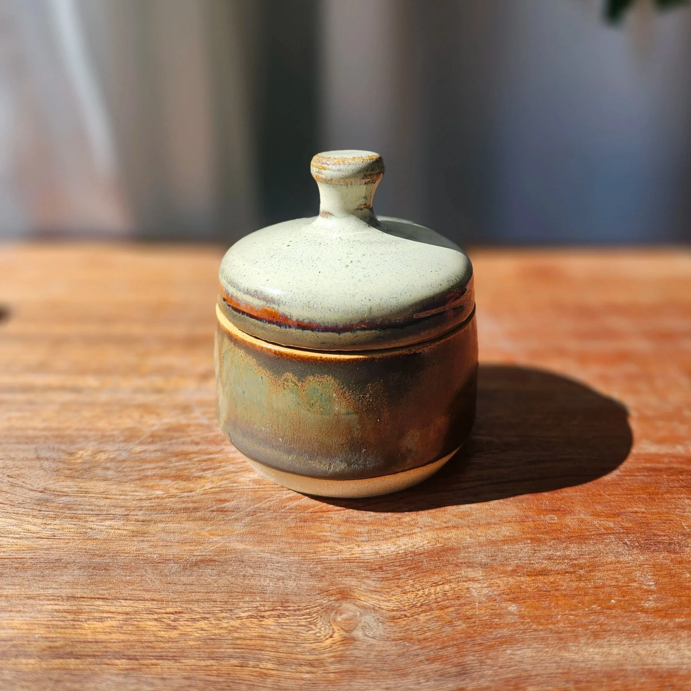 Salt Pot - Birch & Walnut