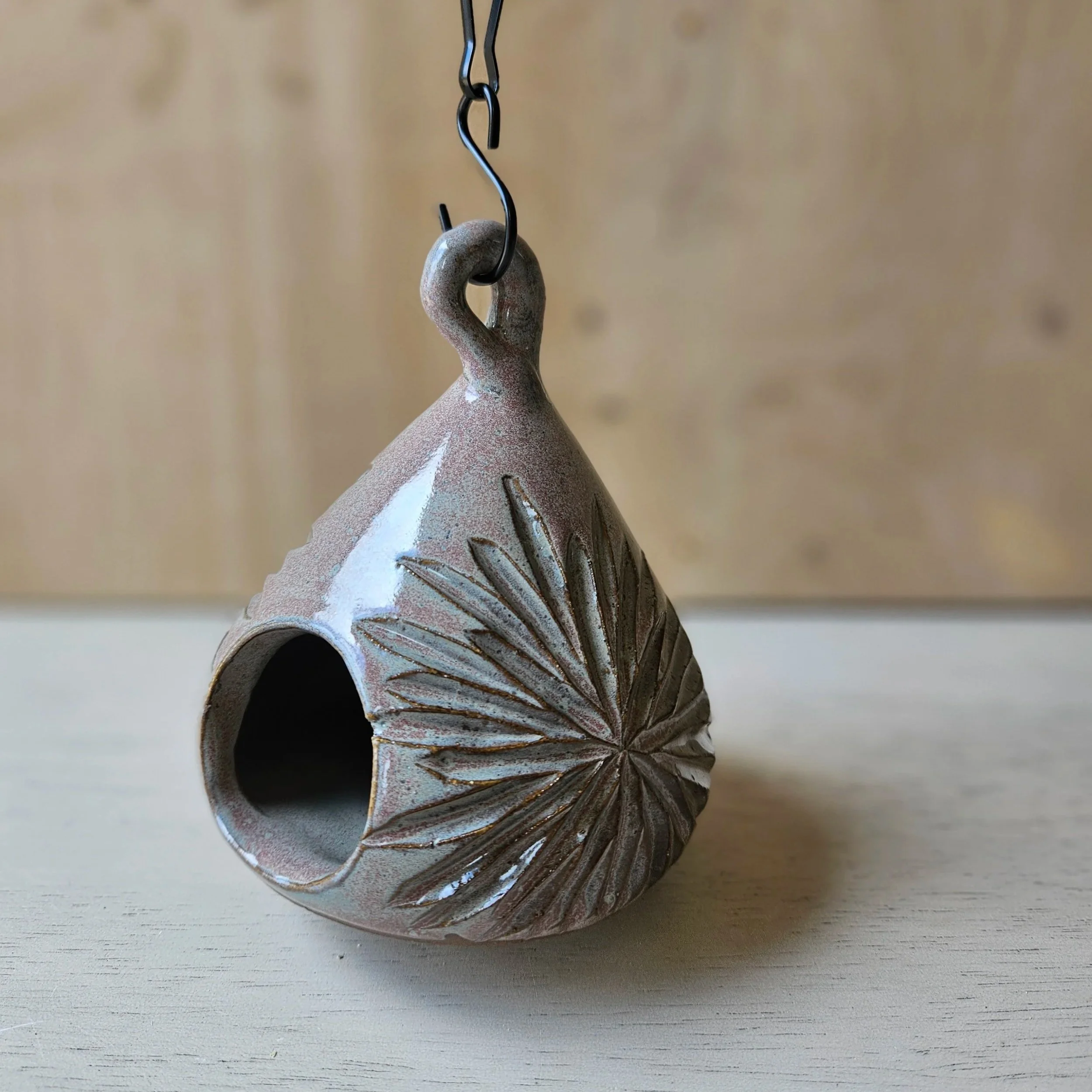 Bird House - Carved Toasted Sage