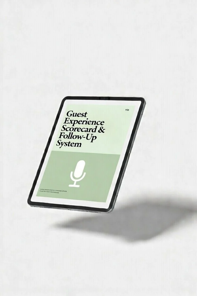 Guest Experience Scorecard & Follow-Up System