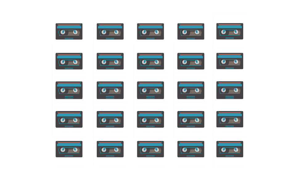 Extra Large (16–25 tapes) – £11.50 per tape