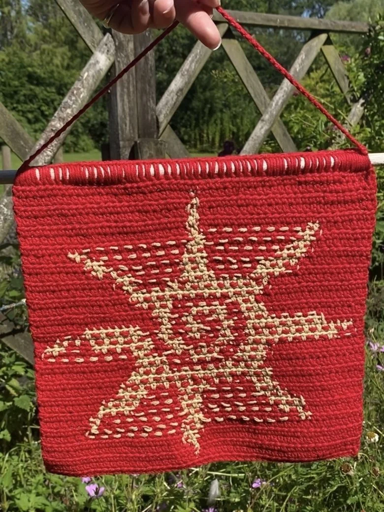 Swirl Star Tapestry back.jpeg