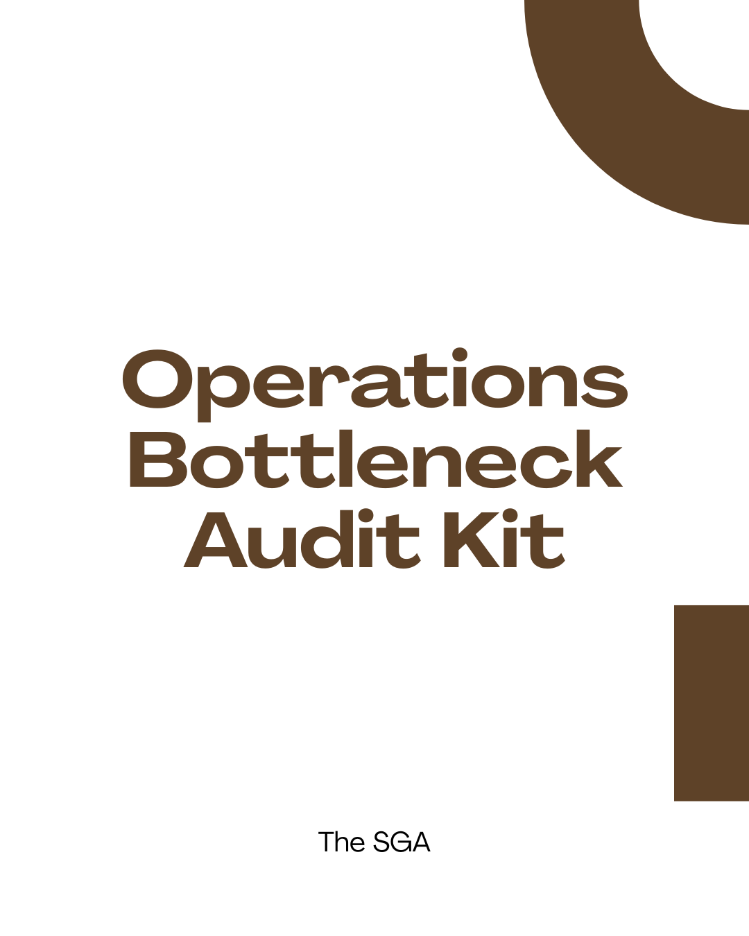 Operations Bottleneck Audit Kit