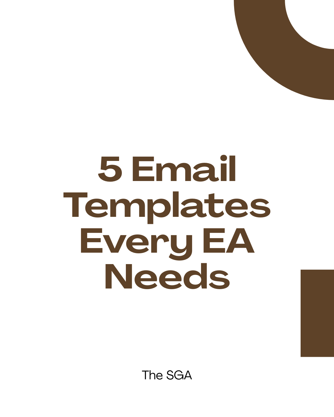 5 Email Templates Every EA Needs