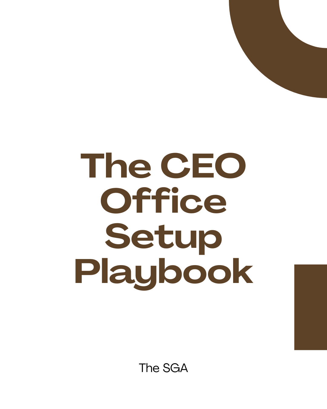 The CEO Office Setup Playbook