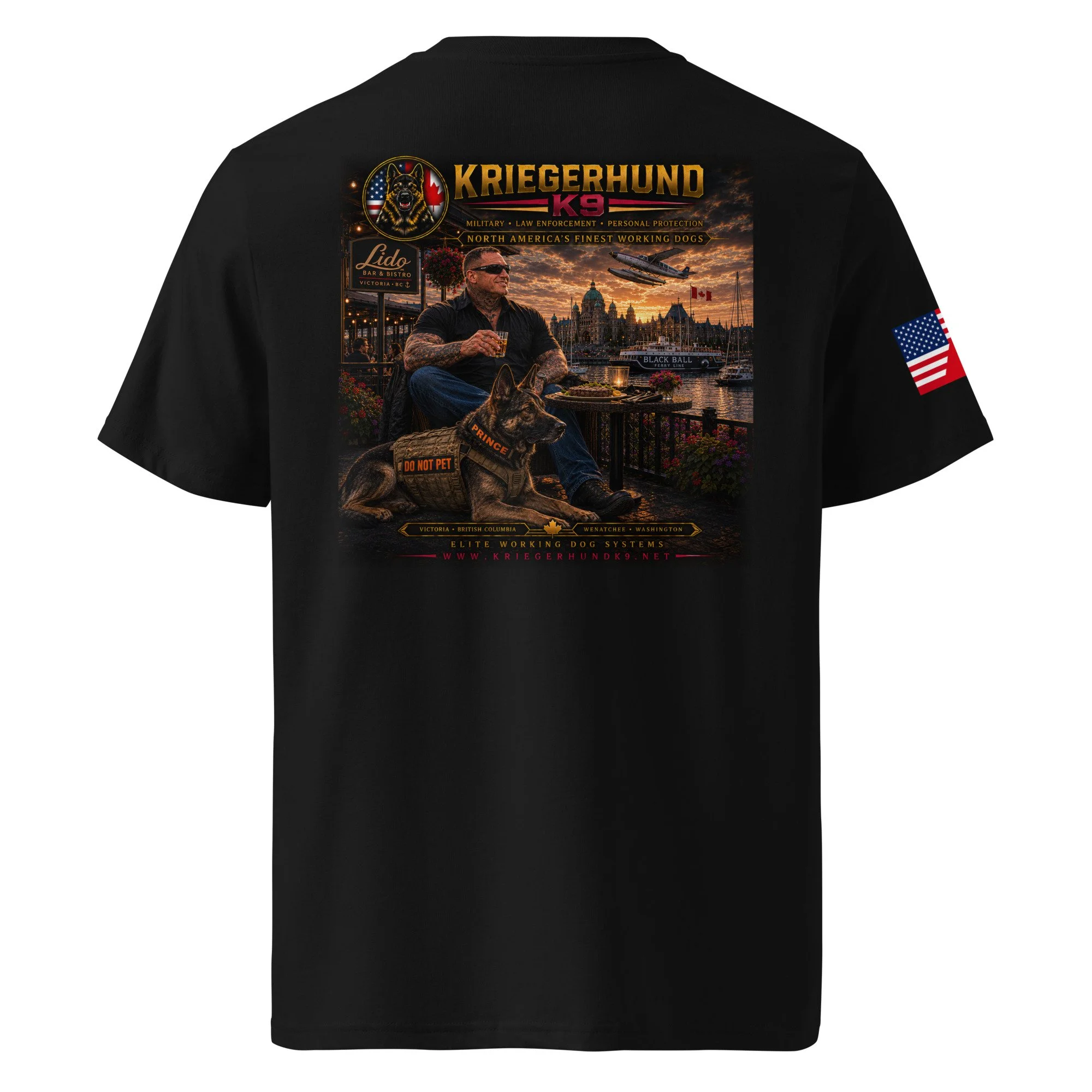 THE INNER HARBOUR WATCH™ — PRINCE K9 PROTECTION ART TEE