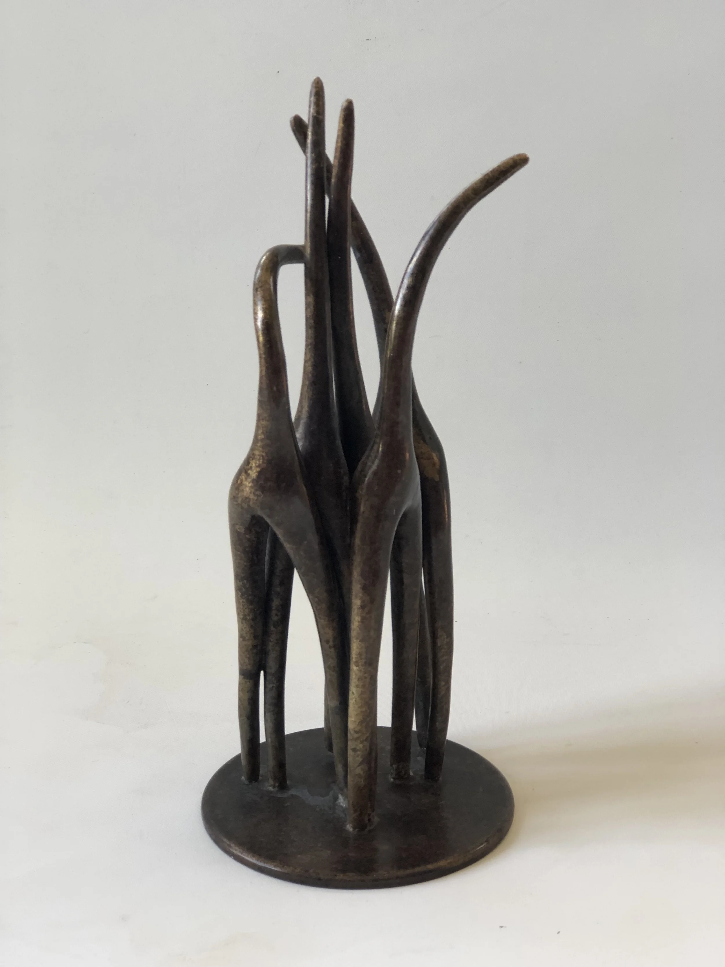 Anthropomorphic forms, We are all the same,  Bronze 2018 H18cm x D60cm x 60cm