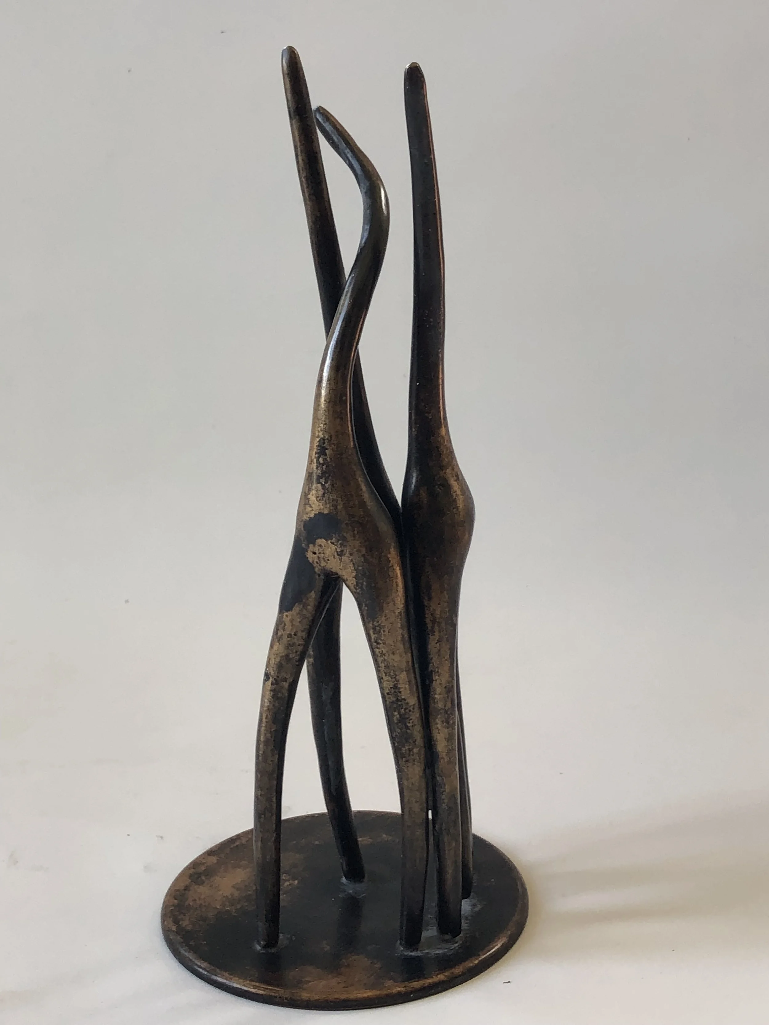 2 company 3 is more fun, Bronze, 2018 -------H18cm x D60cm x 60cm