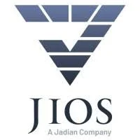 JIOS logo with a stylized V-shape design above the text 'JIOS' and 'A Jadian Company' underneath.