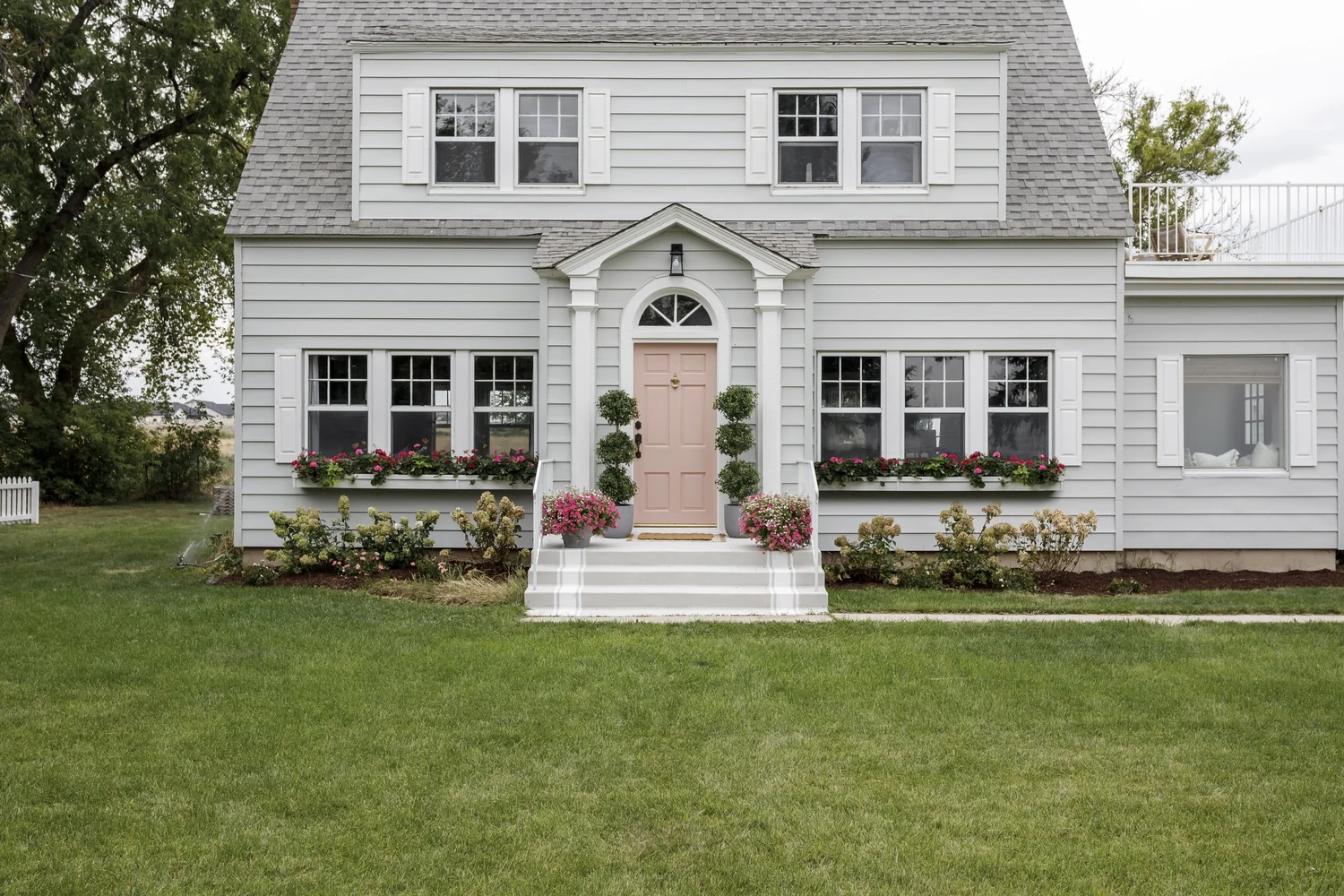 White colonial remodel, interior photograph 10 of 12 by Andi Marshall Interiors