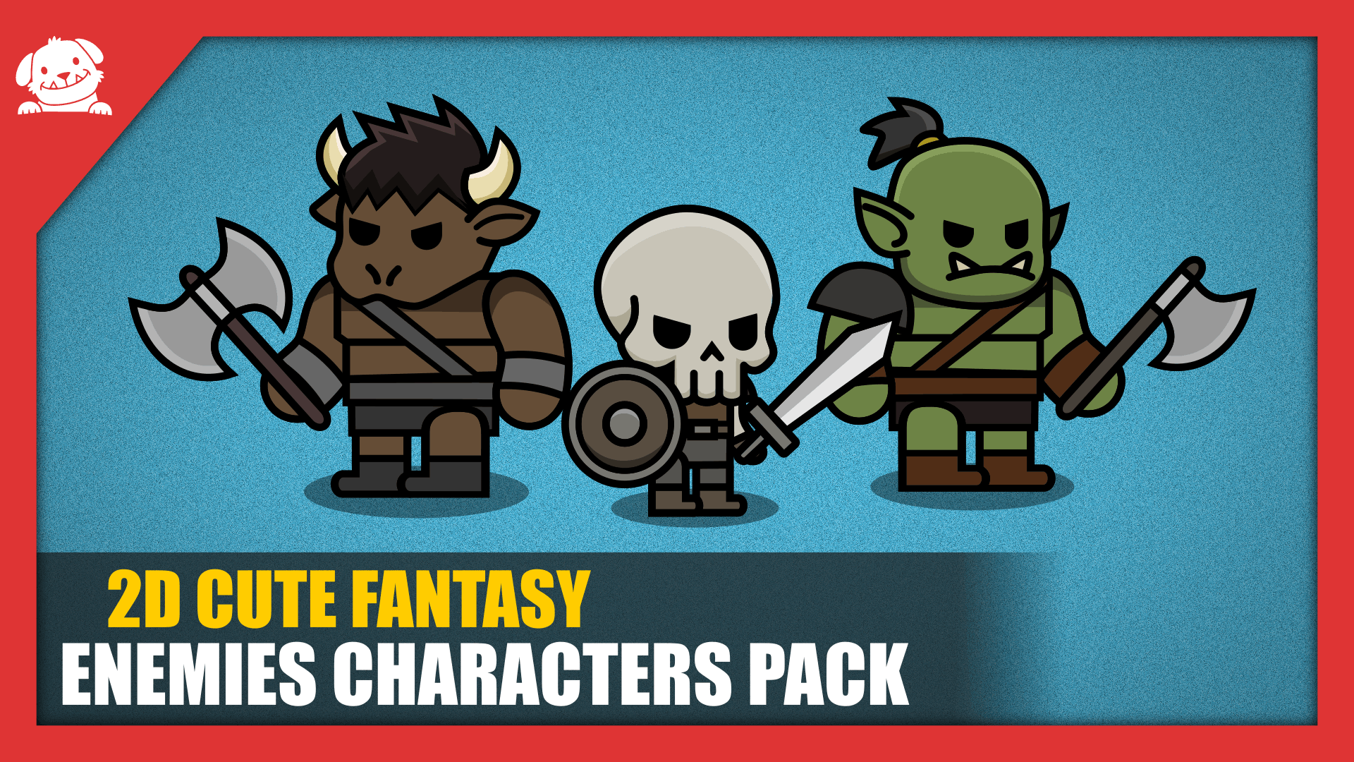 2D Cute Fantasy Enemies (With Source)