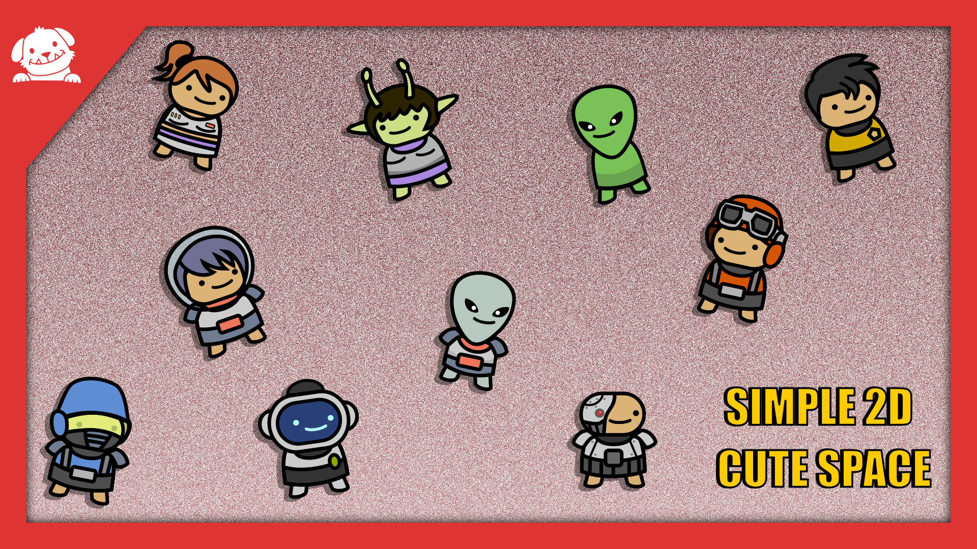 Simple Cute 2D Space Pack