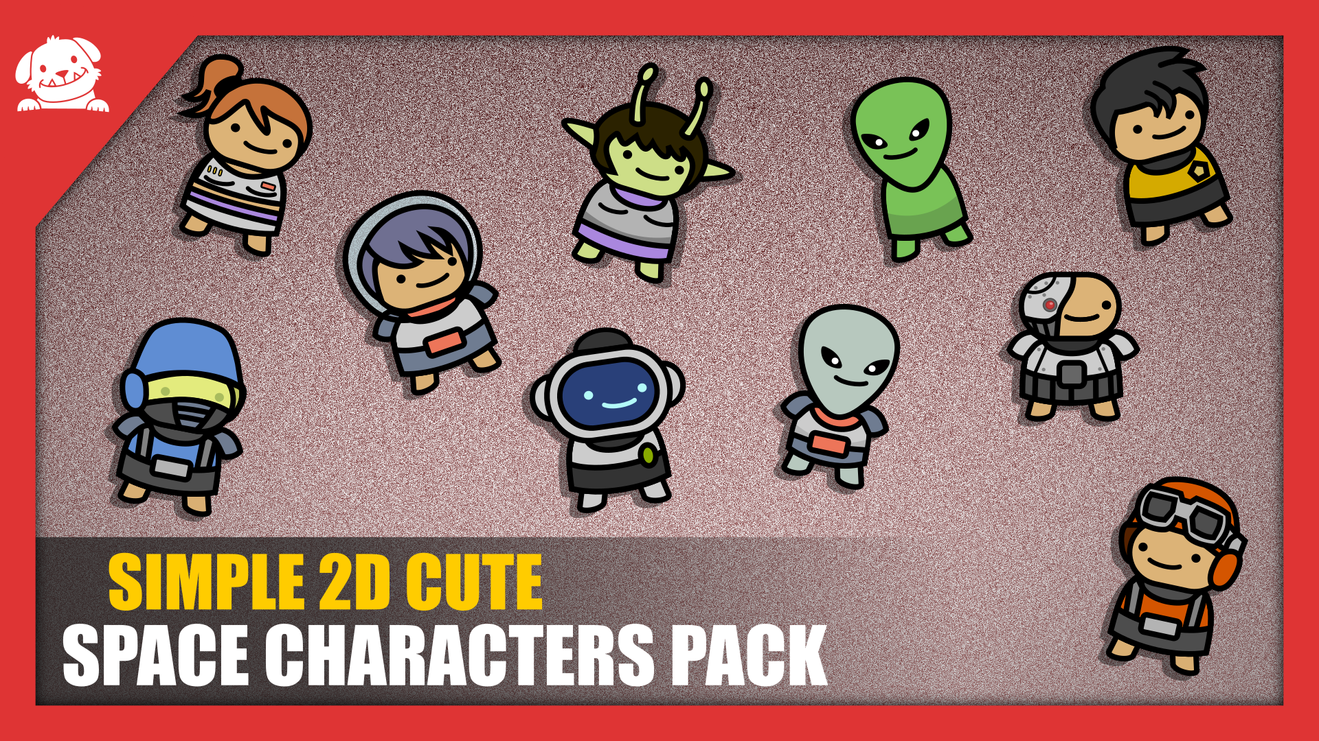 Simple Cute 2D Space Pack