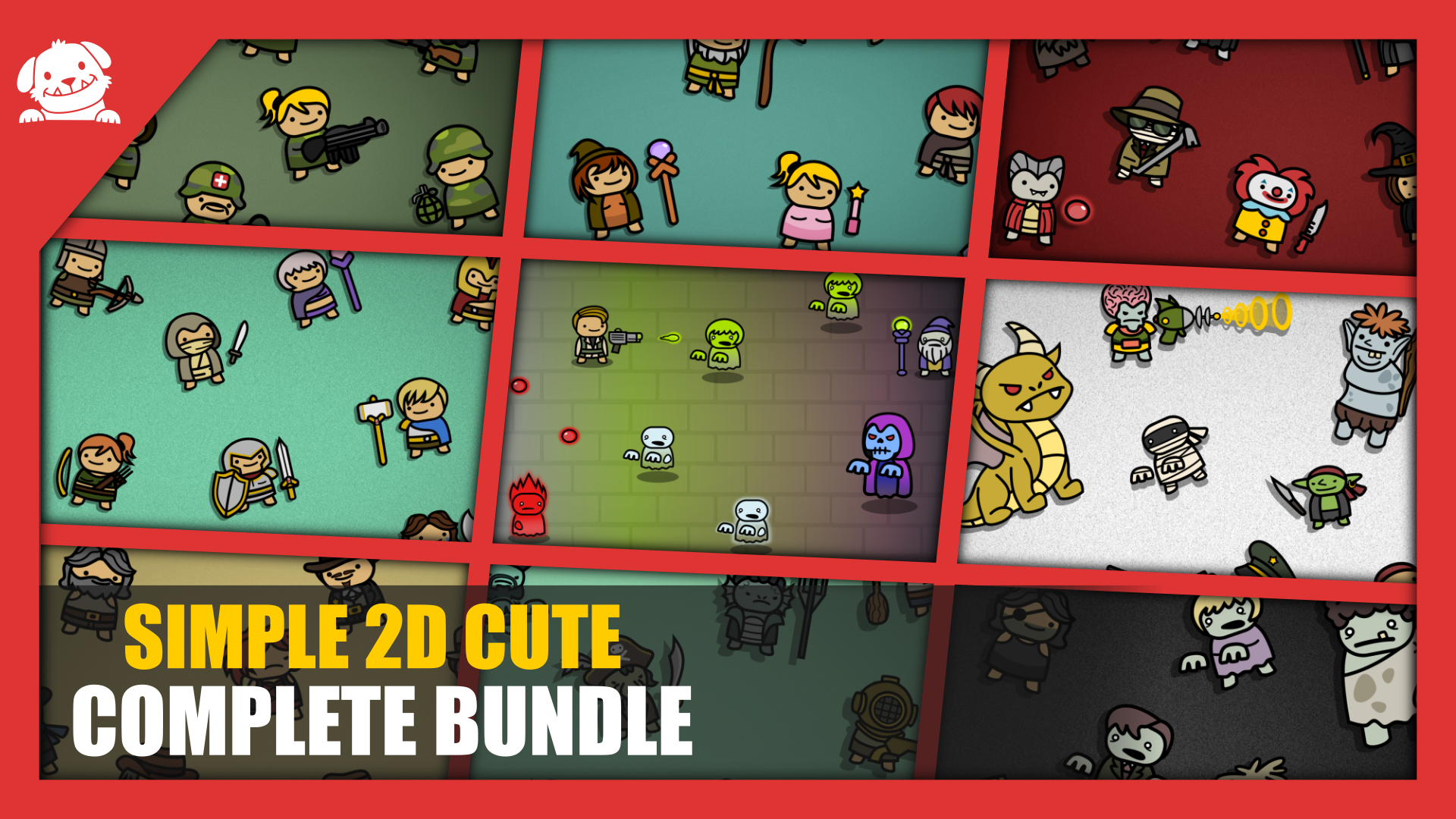 Simple 2D Cute Complete Bundle