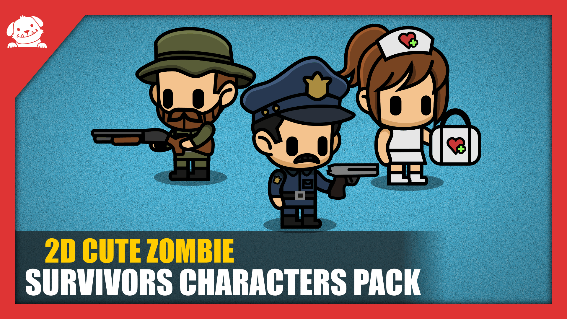 2D Cute Zombie Survivors (With Source)