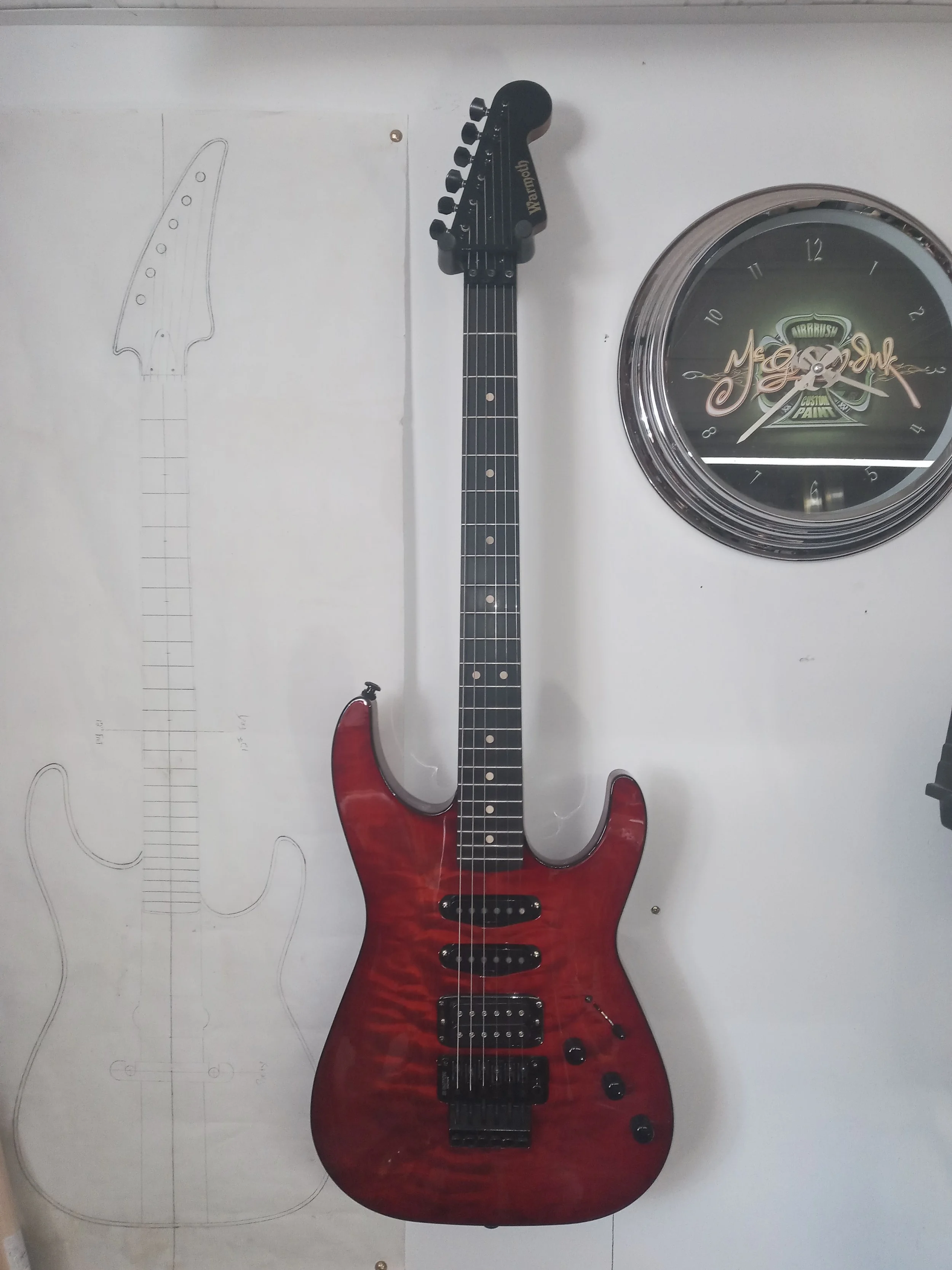 Warmoth kit assembly & paint