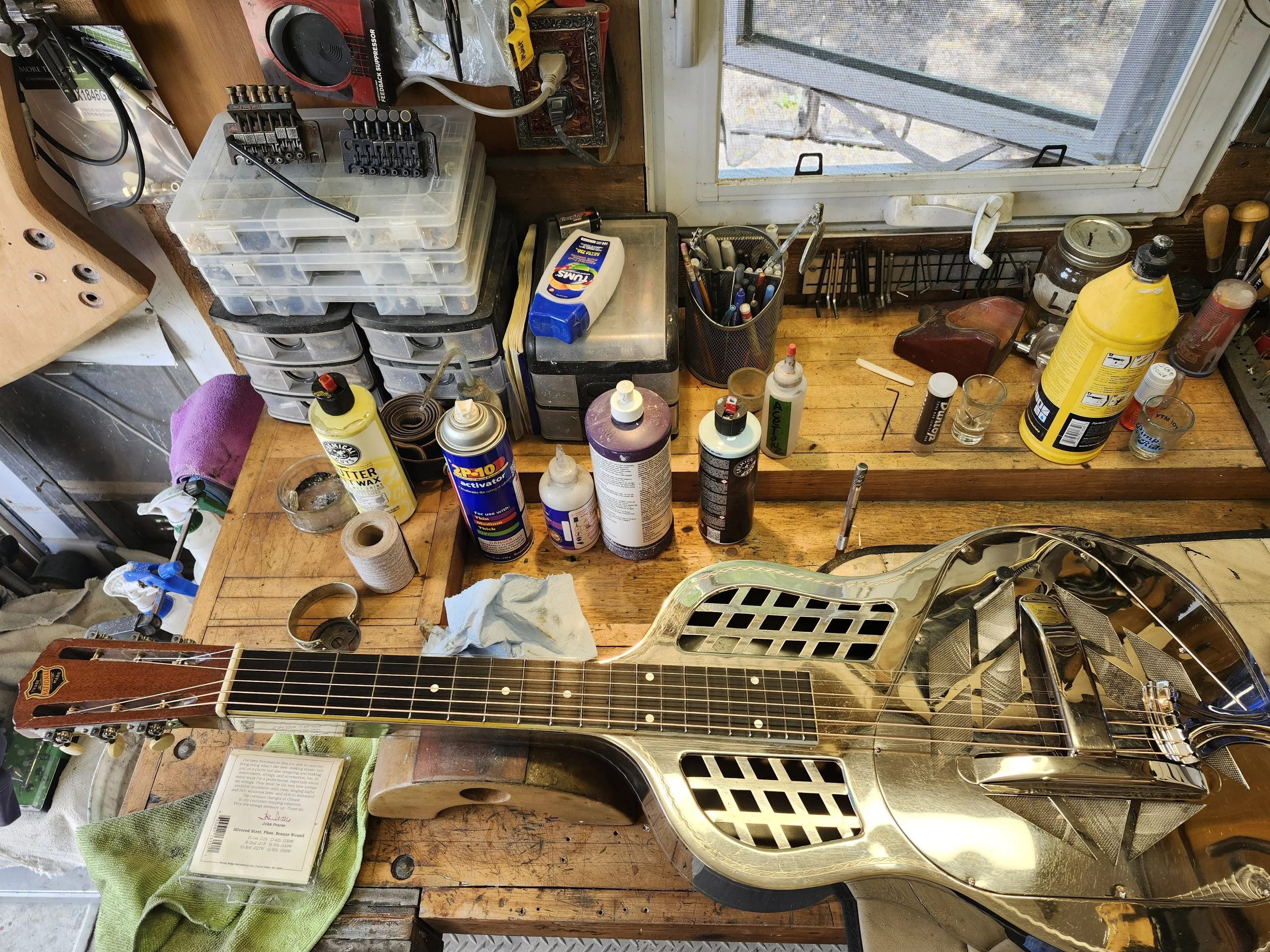 National Lap Steel restoration