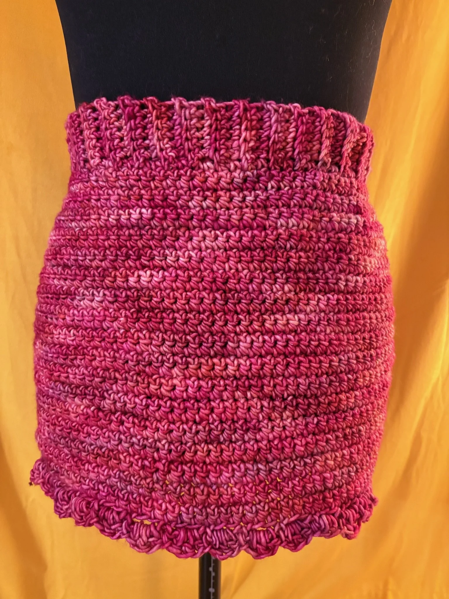 Fuchsia Waves Skirt