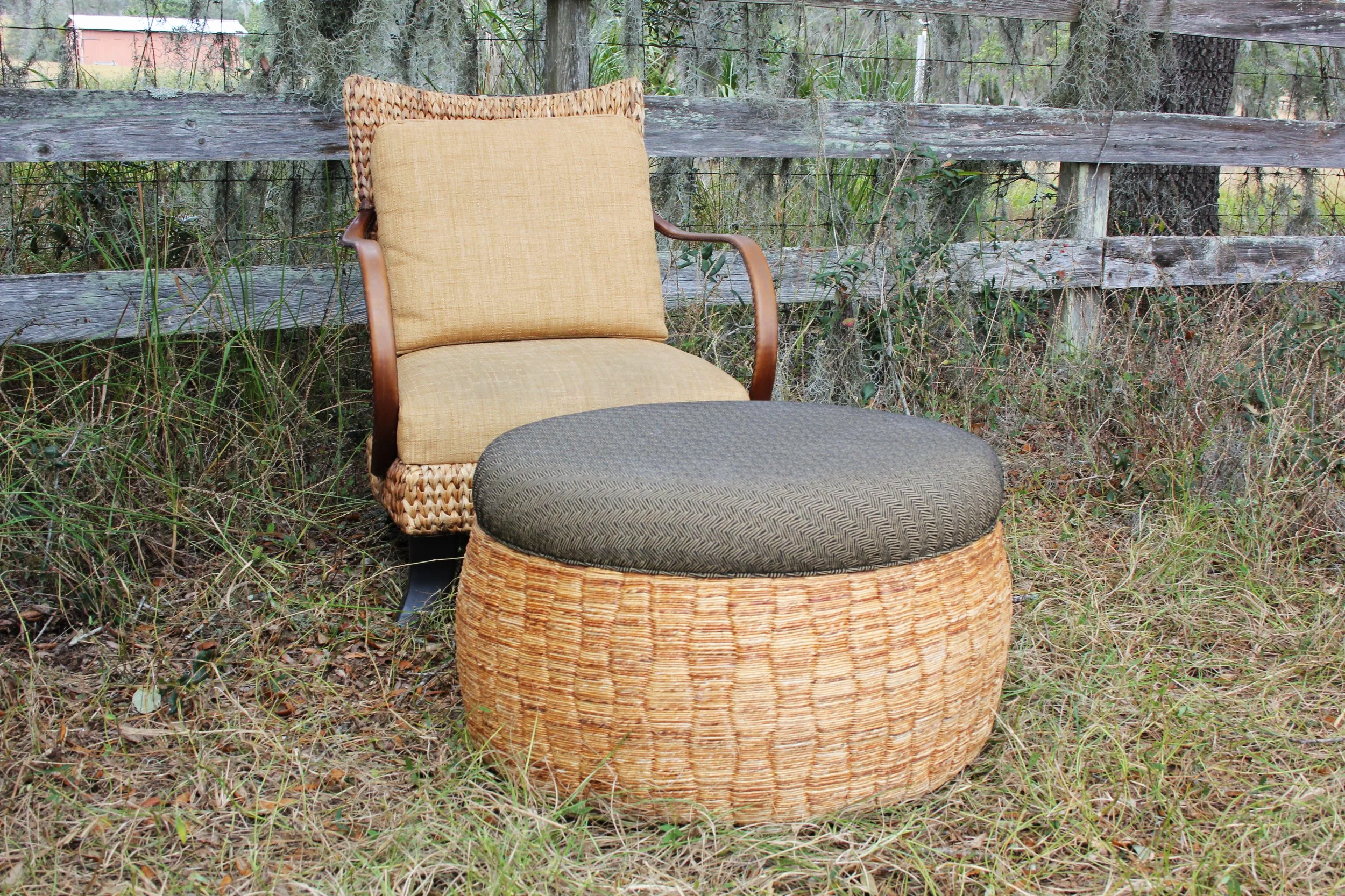 Animal Kingdom Lodge Lounge Chair & Ottoman - Savannah Lounge Collection