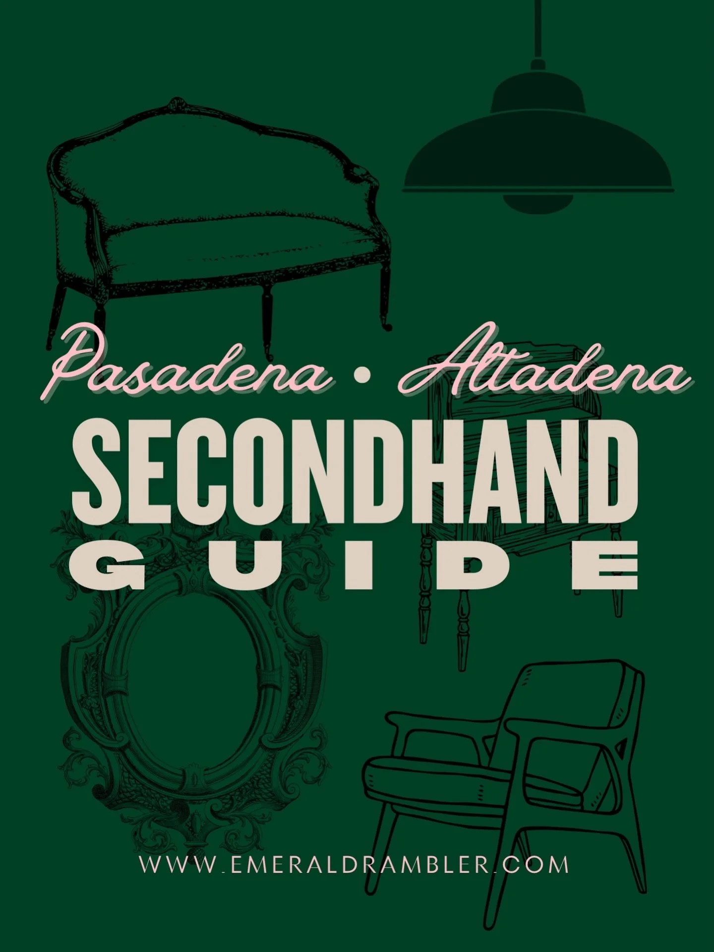 Look what I made for you because I love you little thrifting fiends. Get the Pasadena/Altadena Secondhand Shopping Guide at www.EmeraldRambler.com now😘

#thrift #pasadena #losangeles #secondhand #travel