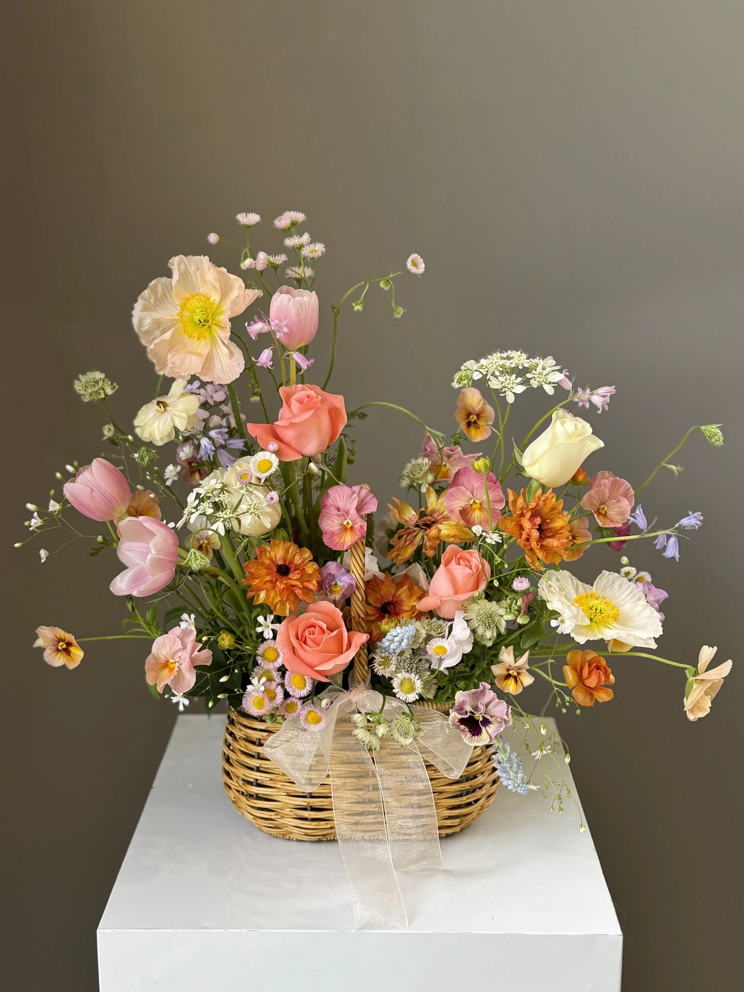 Soul Art Floral Basket
