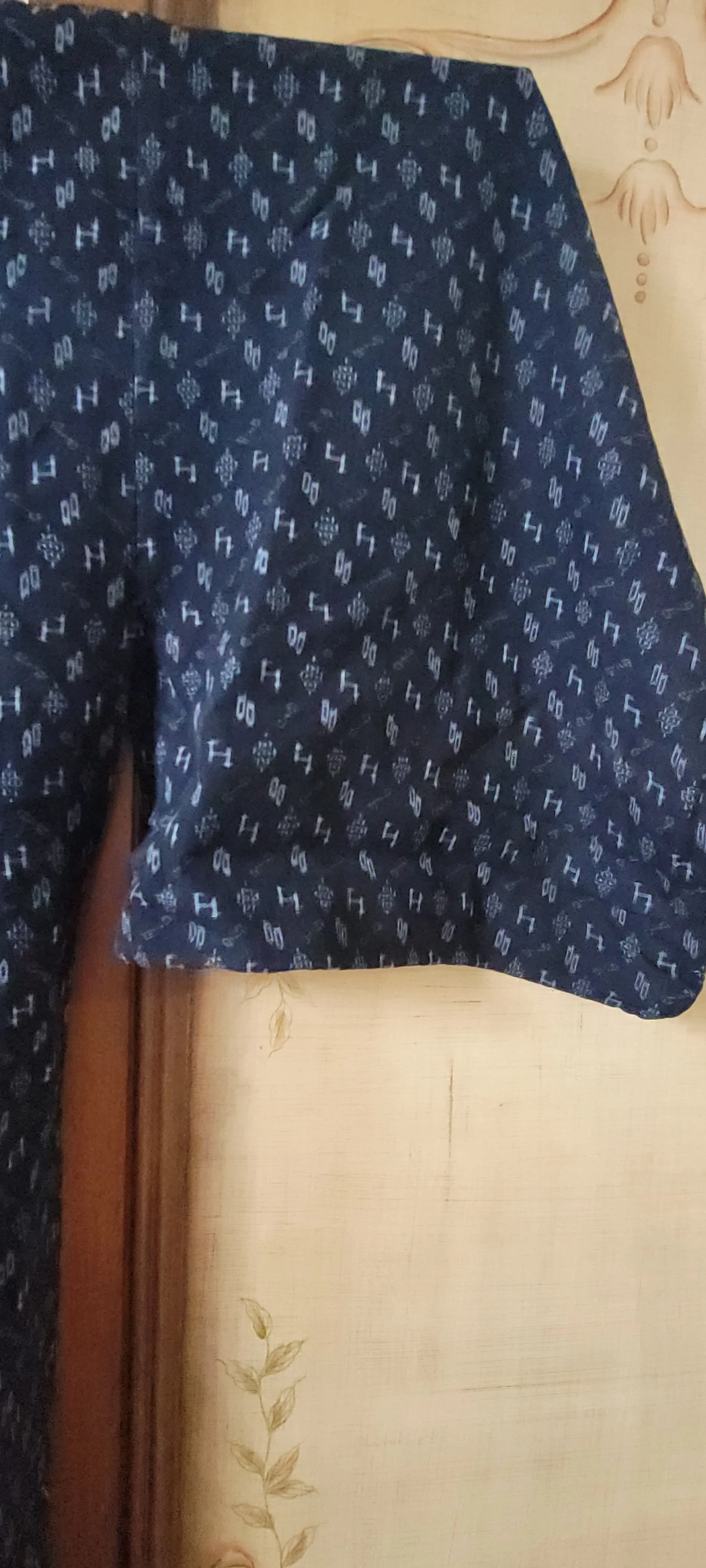 Yukata Indigo Dyed grid motif c1950s 2.jpg