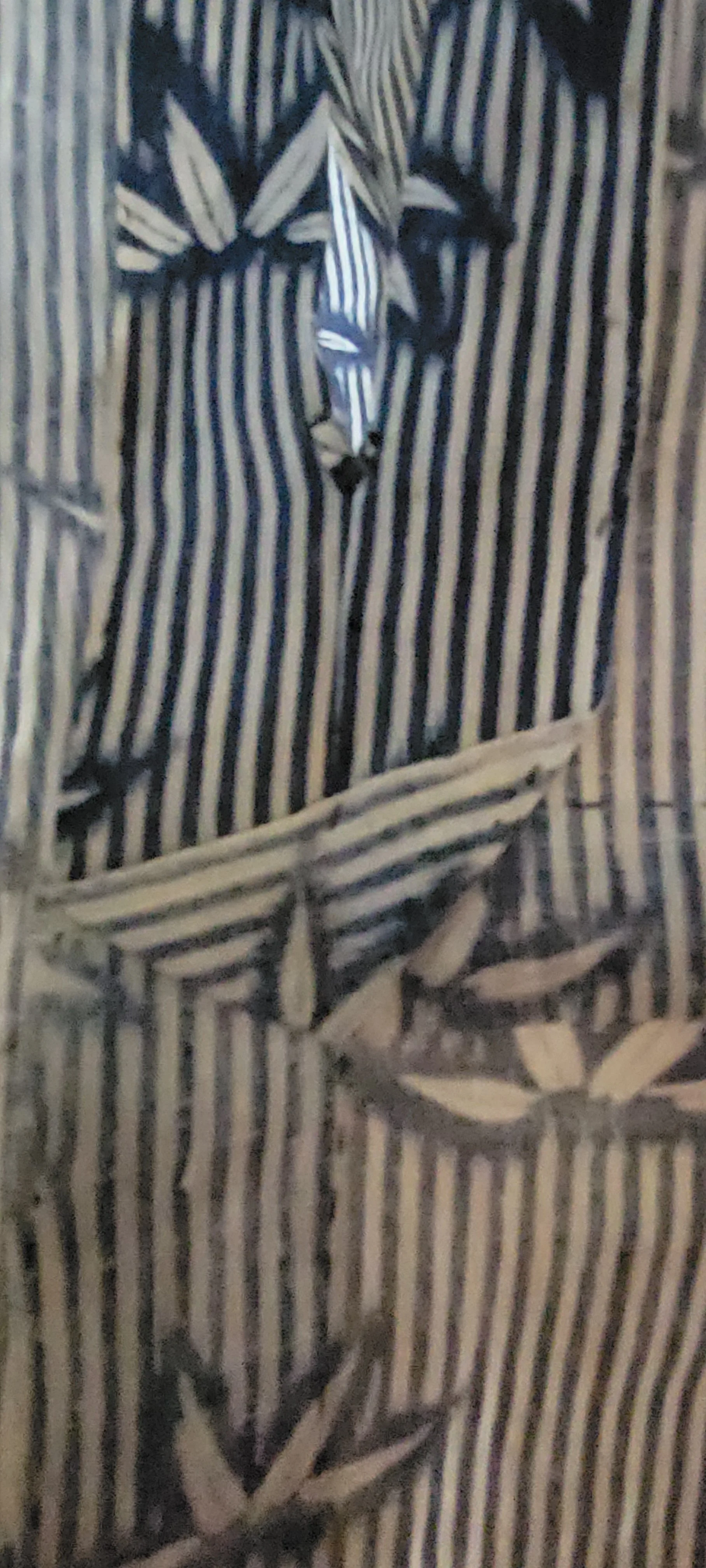 Indigo Blue Yukata Leaf Motif 1950s 4.jpg