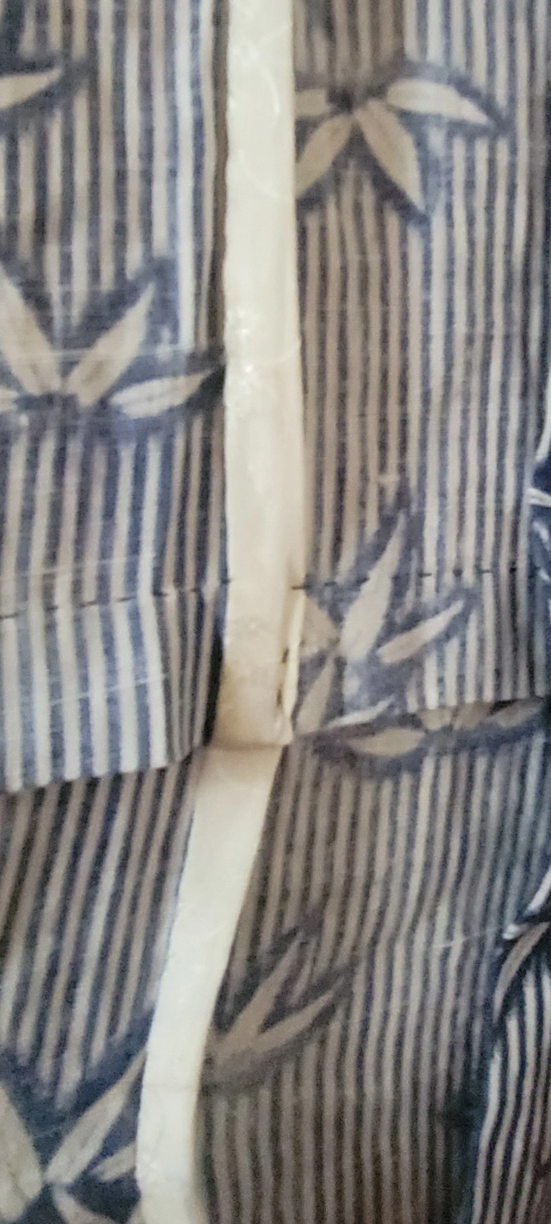 Indigo Blue Yukata Leaf Motif 1950s 2.jpg