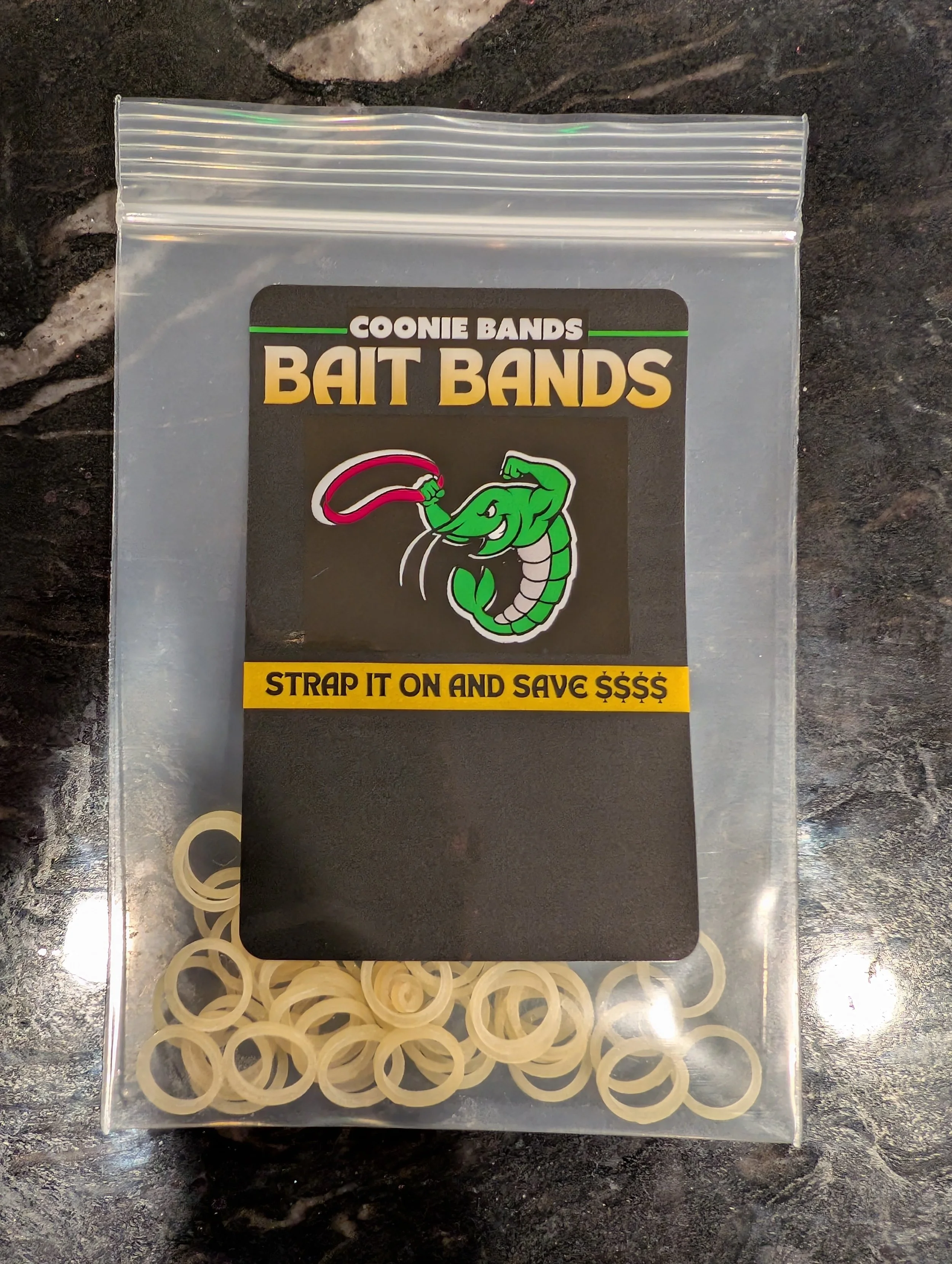 Coonie Bands - BAIT BANDS - 50 pk - MADE IN USA