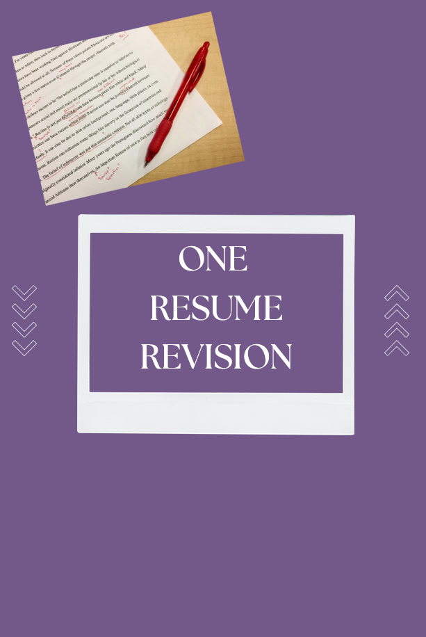 One Resume Revision