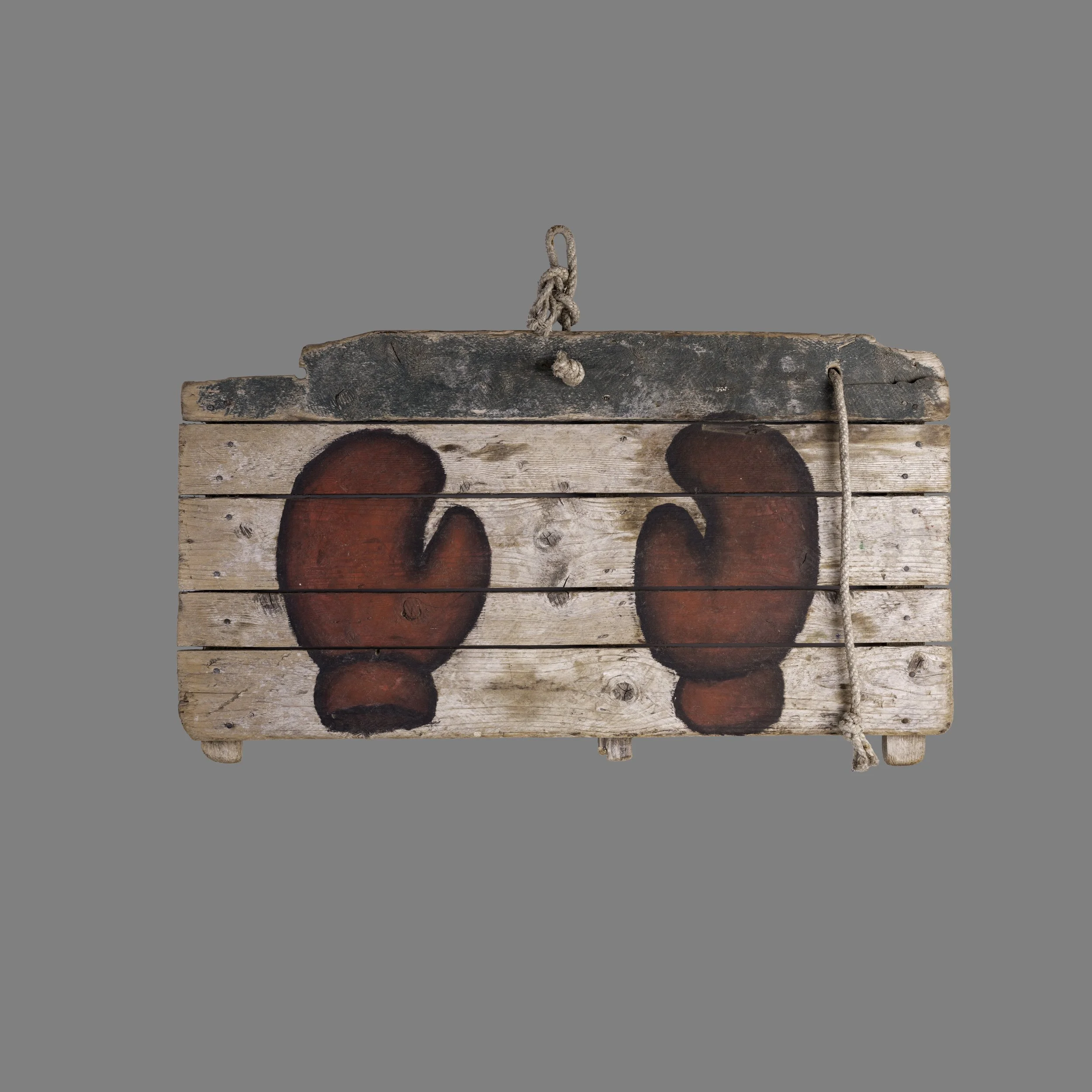 Board with Boxing Gloves 32" x 18"