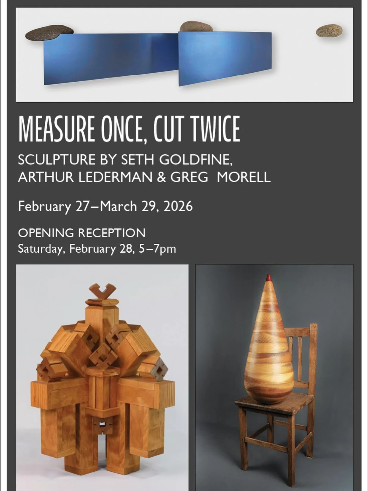 &ldquo;Measure Once, Cut Twice&rdquo; opens this Friday, 2/27 at Cosmos Gallery in Gloucester! Gallery website link in bio