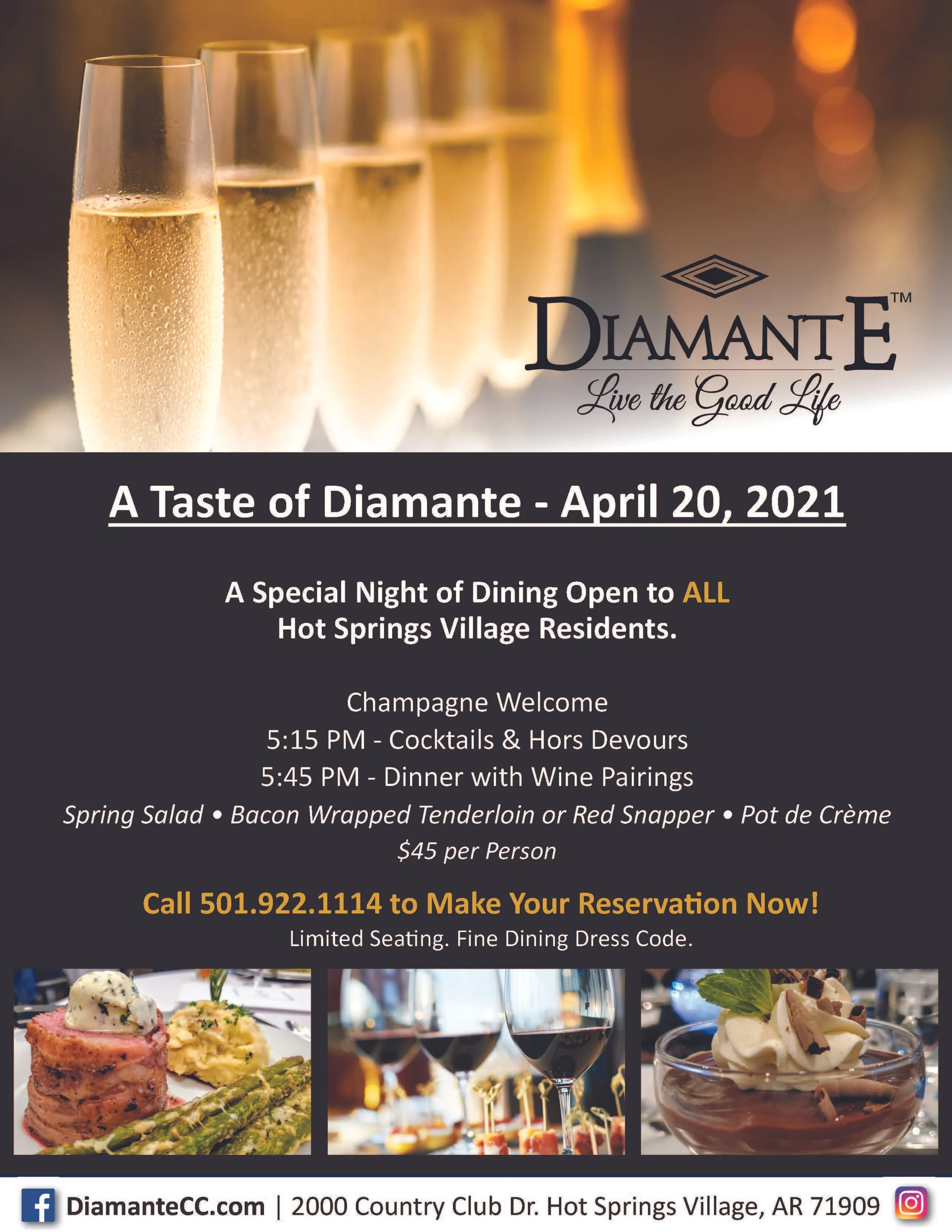 Diamante Country Club Flyer