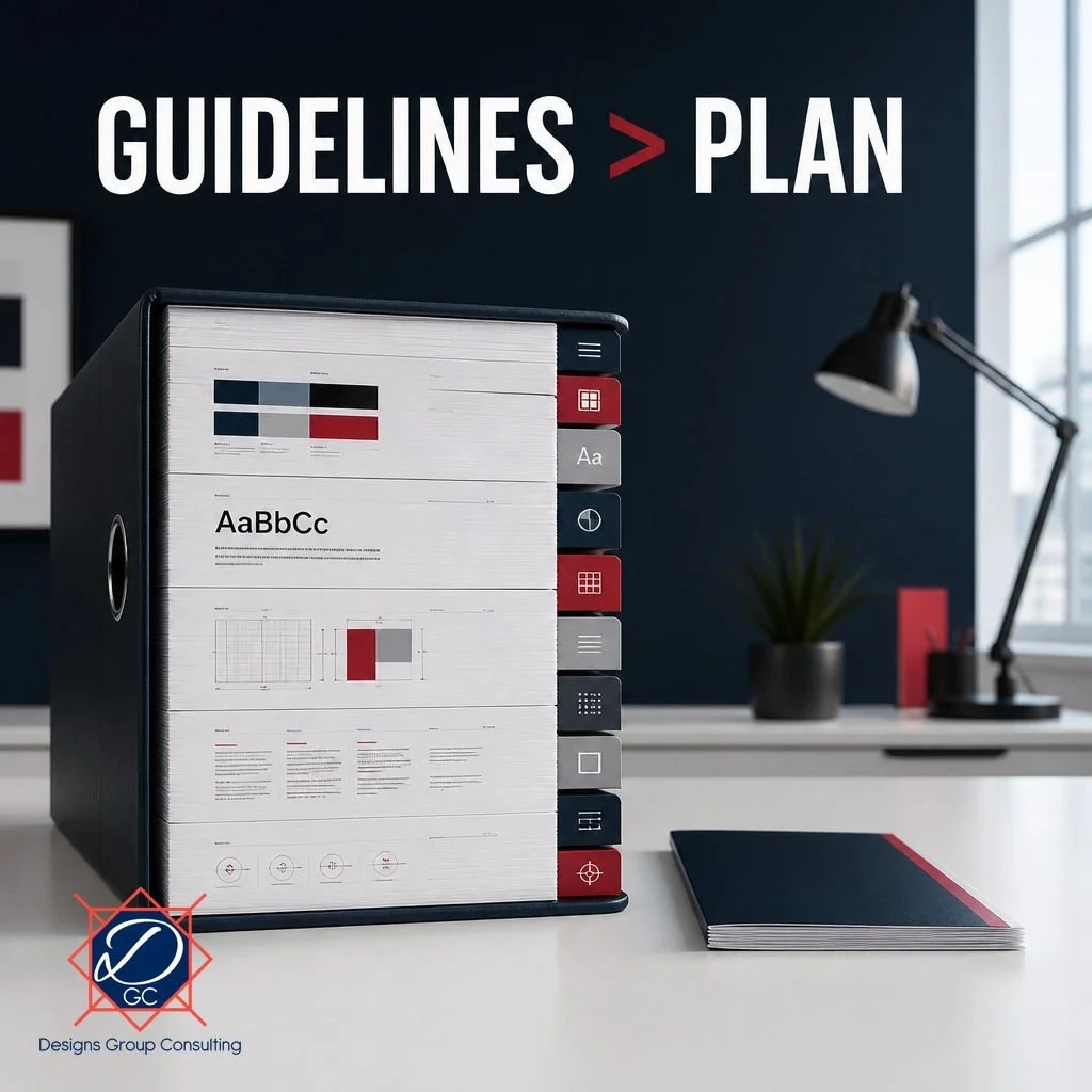 The brand guideline document has officially become longer than the business plan.

At that point, the fonts have fonts, the color palette needs a table of contents, and &ldquo;keep it consistent&rdquo; has entered its own strategic era.

The funny pa
