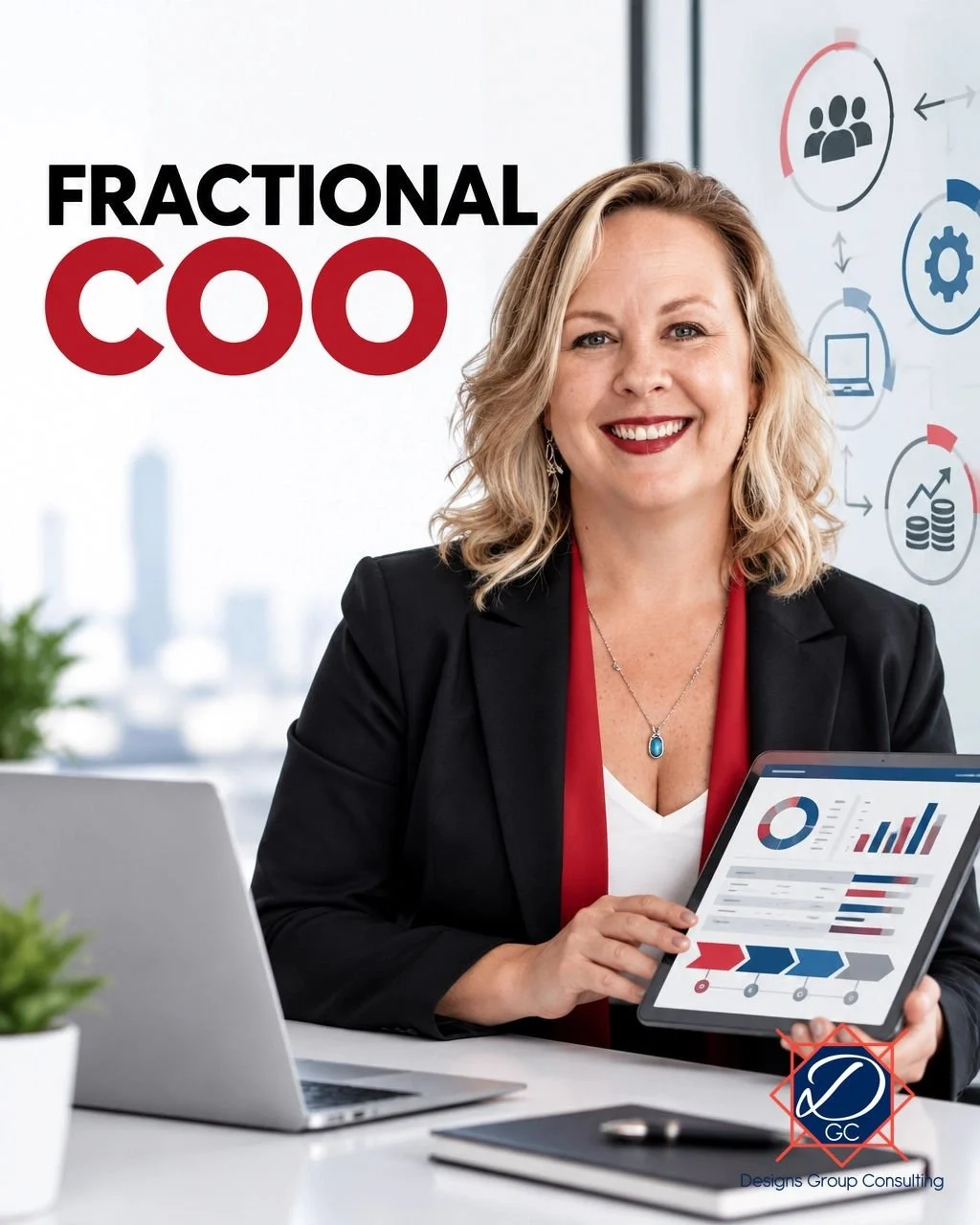 Growth creates opportunity, but without the right operational structure, it can also create confusion, inefficiency, and unnecessary cost.

As a Fractional COO, I serve as an embedded executive partner who helps align:

&bull; Strategy, people, and p