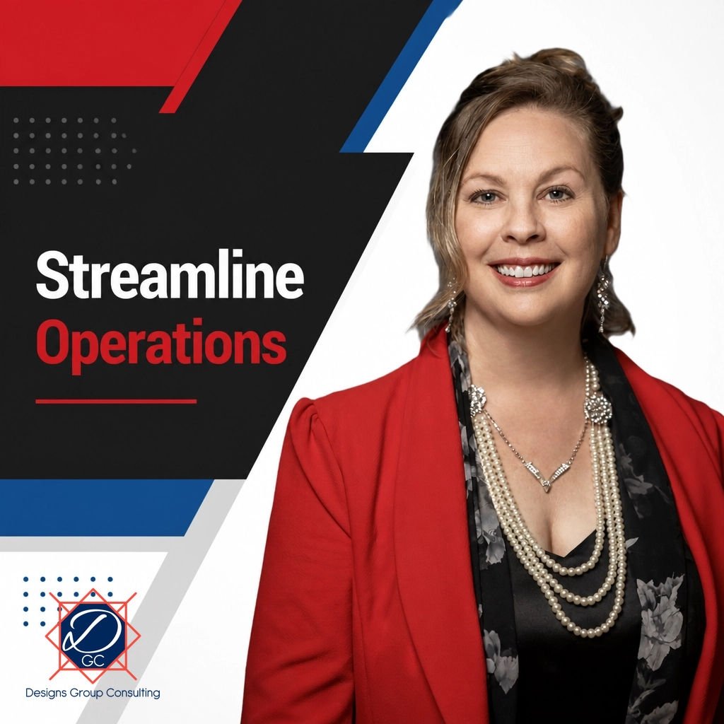 Before I add more activity, I streamline the way work moves.

Growth becomes harder when your team is scaling confusion, delays, and duplicated effort. I help leaders build practical operating discipline before adding more people, tools, or campaigns