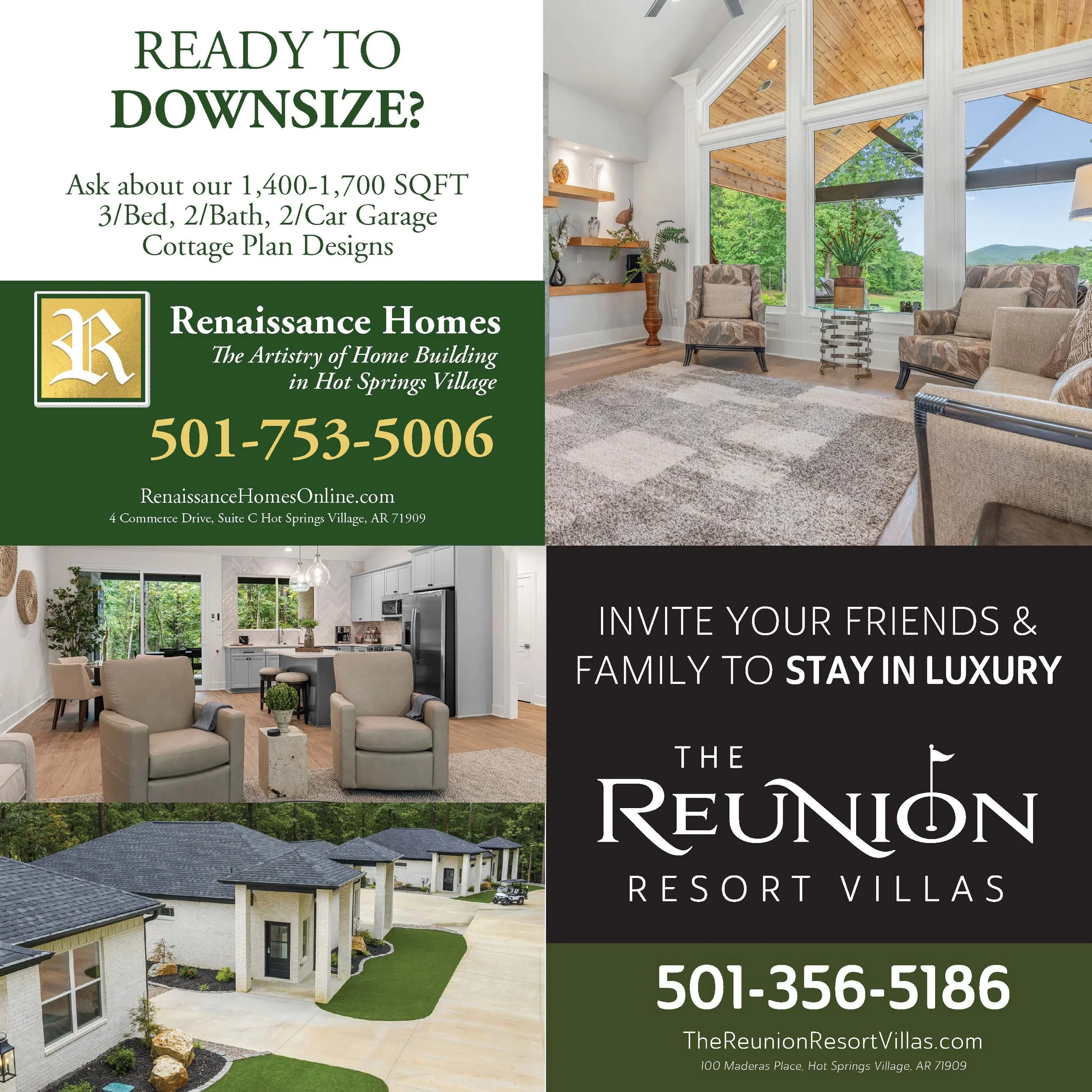 Reunion Resort Villas Print Ad