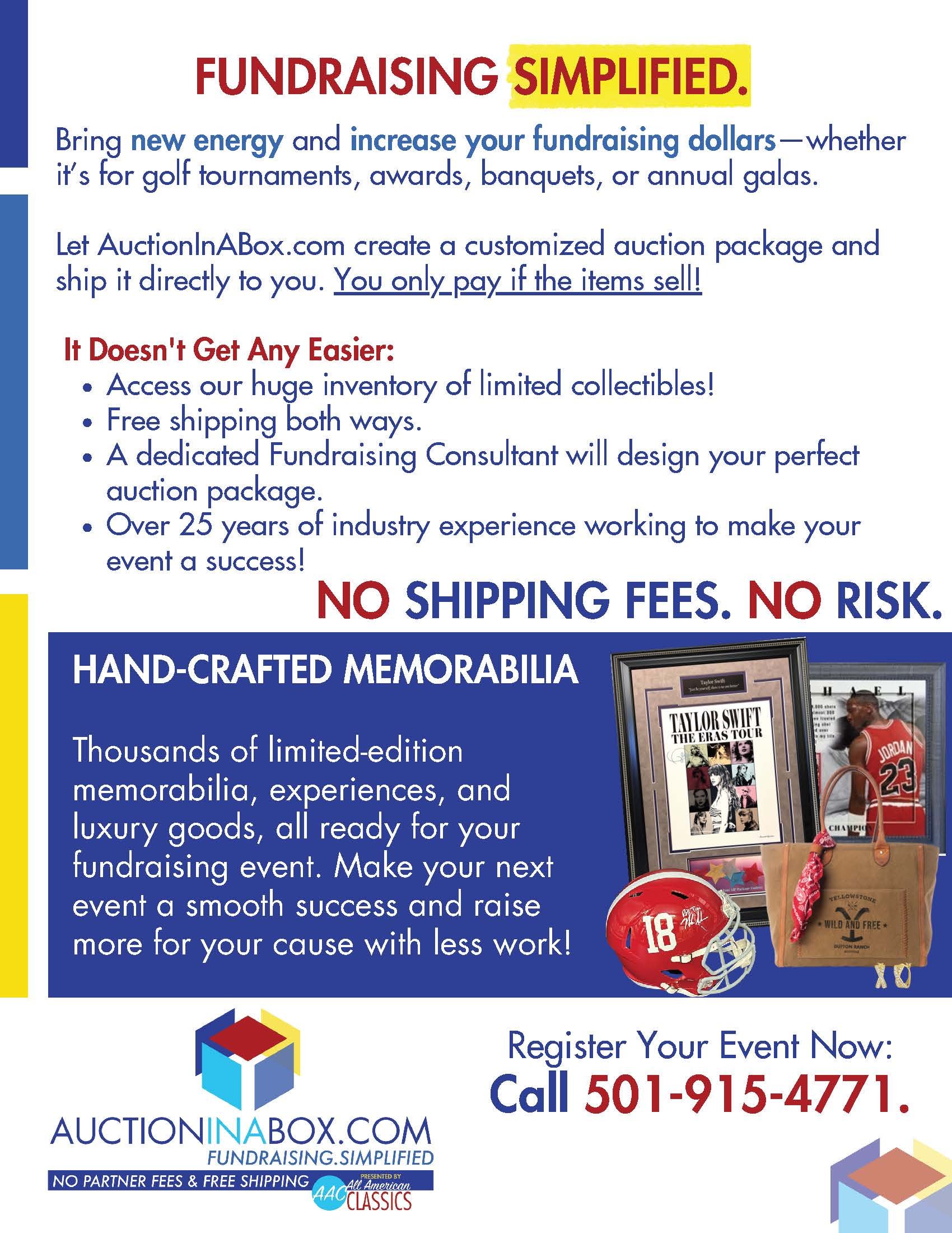 Auction in a Box Flyer