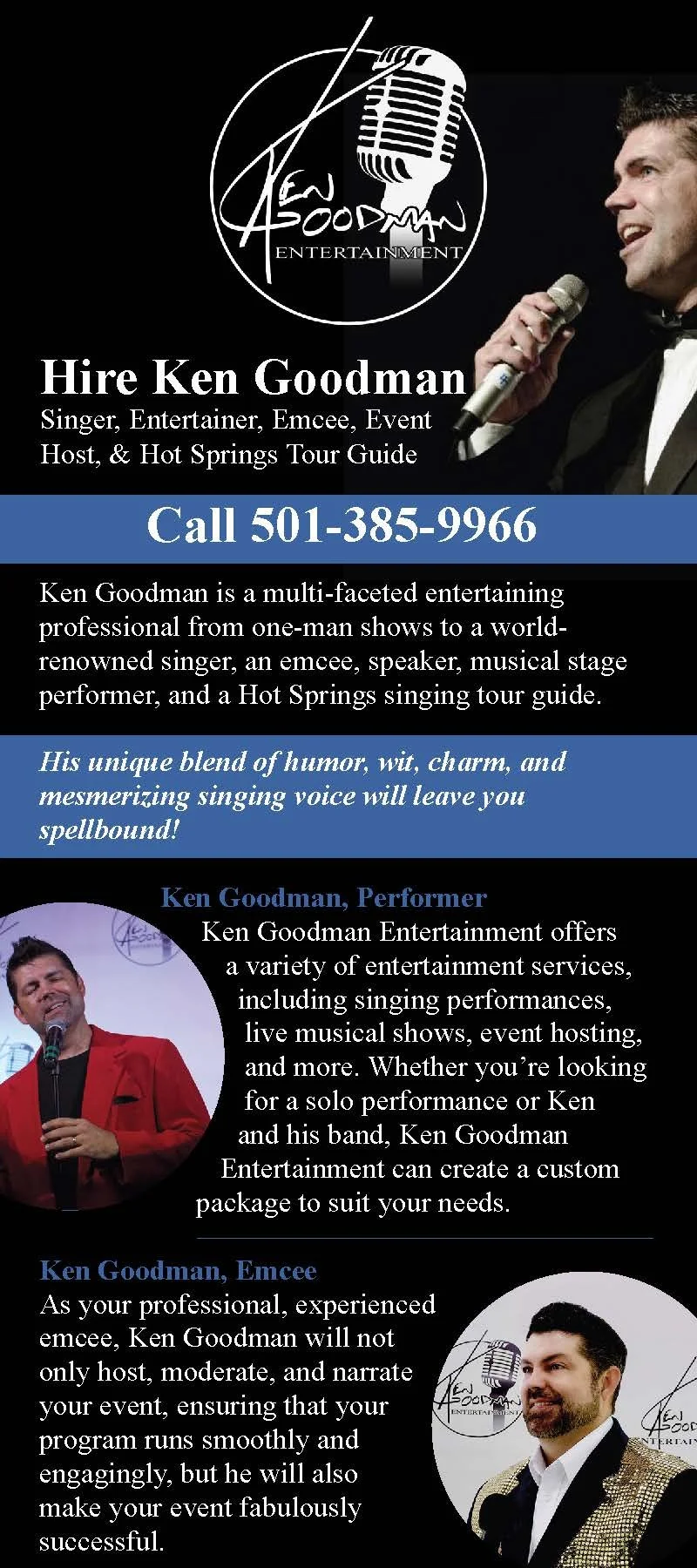 Ken Goodman Rack Card