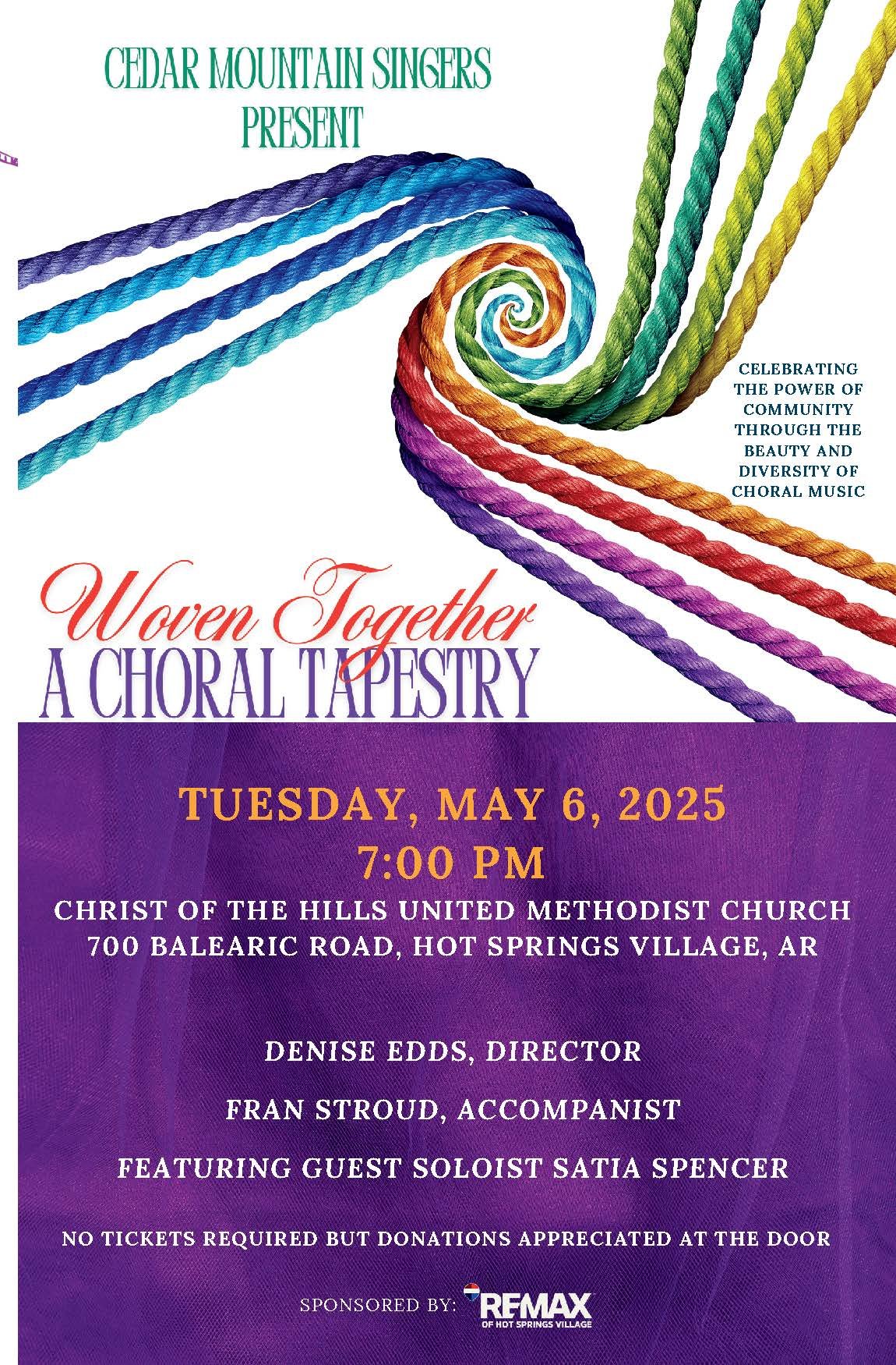 Cedar Mt Singers Program