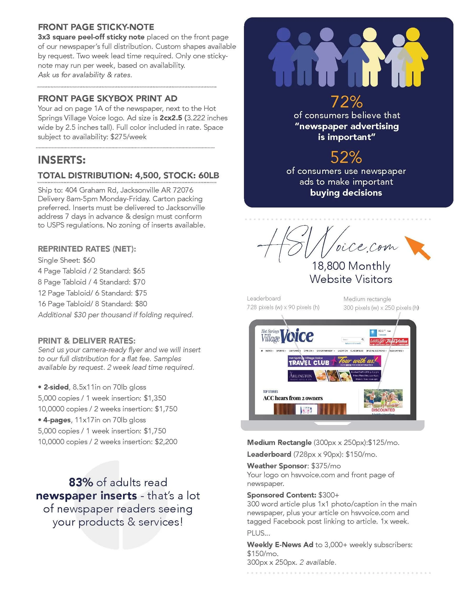 HSV Village Voice & HSV Life Magazine Media Kit