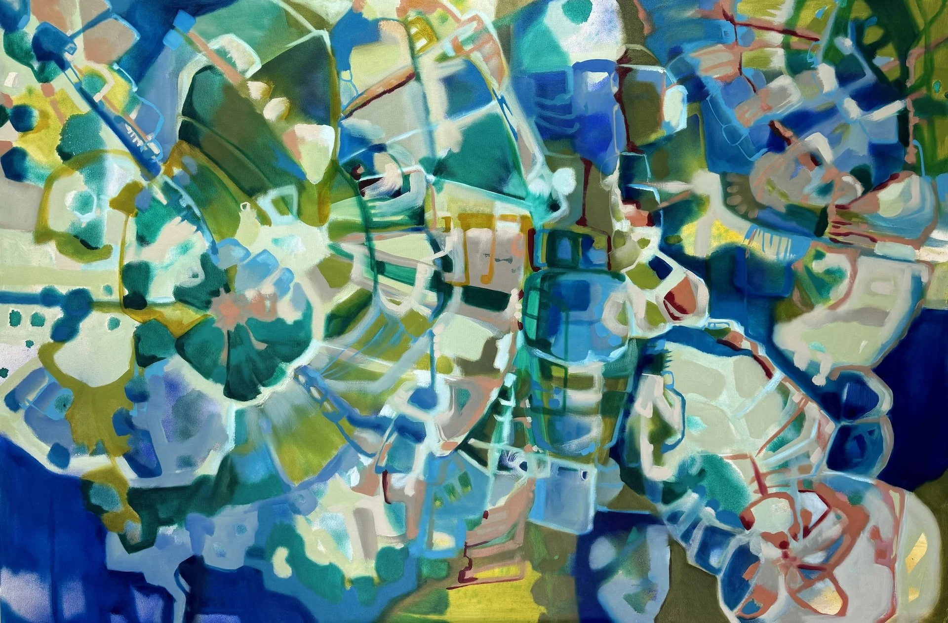 Aerial, 2024 
oil on canvas 
150 x 200cm  

Placed