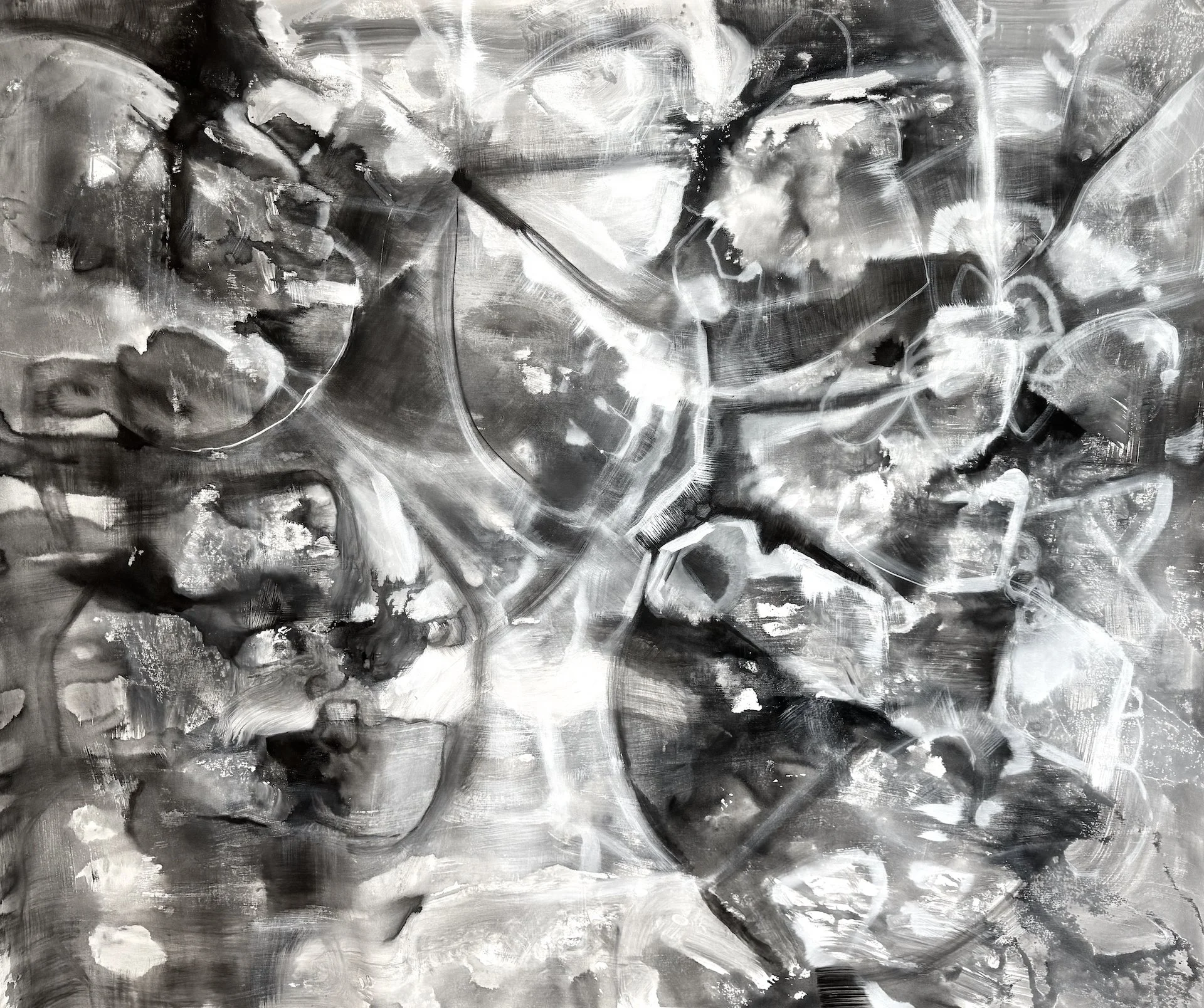 Echoes, 2024 
acrylic on canvas 
159 × 200cm  

Placed