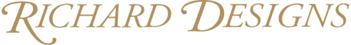 Colorful 3D text reading 'RICHARD D' with decorated design.