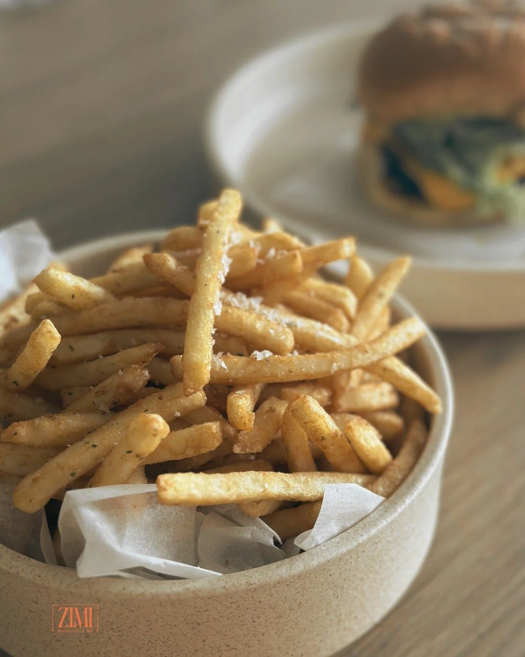 The simple pleasures but with a ZIMI twist. 

French Fries.

Kombu Salt. Yuzu aioli.