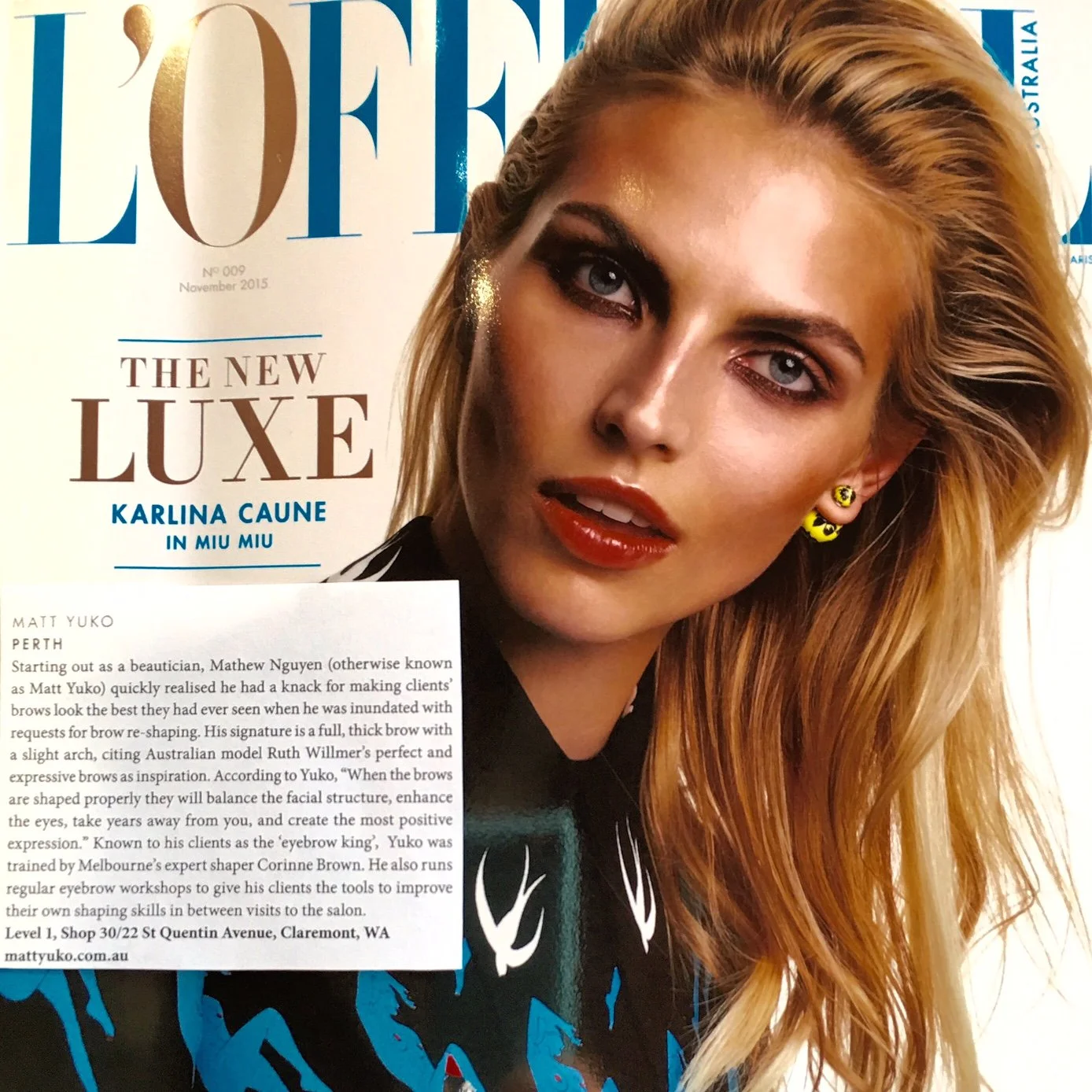 1.	"High Brow" - L'offciel November 2015