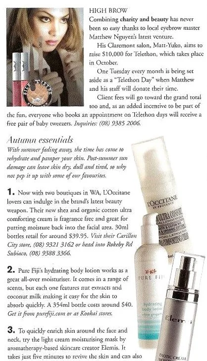 8.	"High Brow" Telethon appeal article - Scoop Magazine