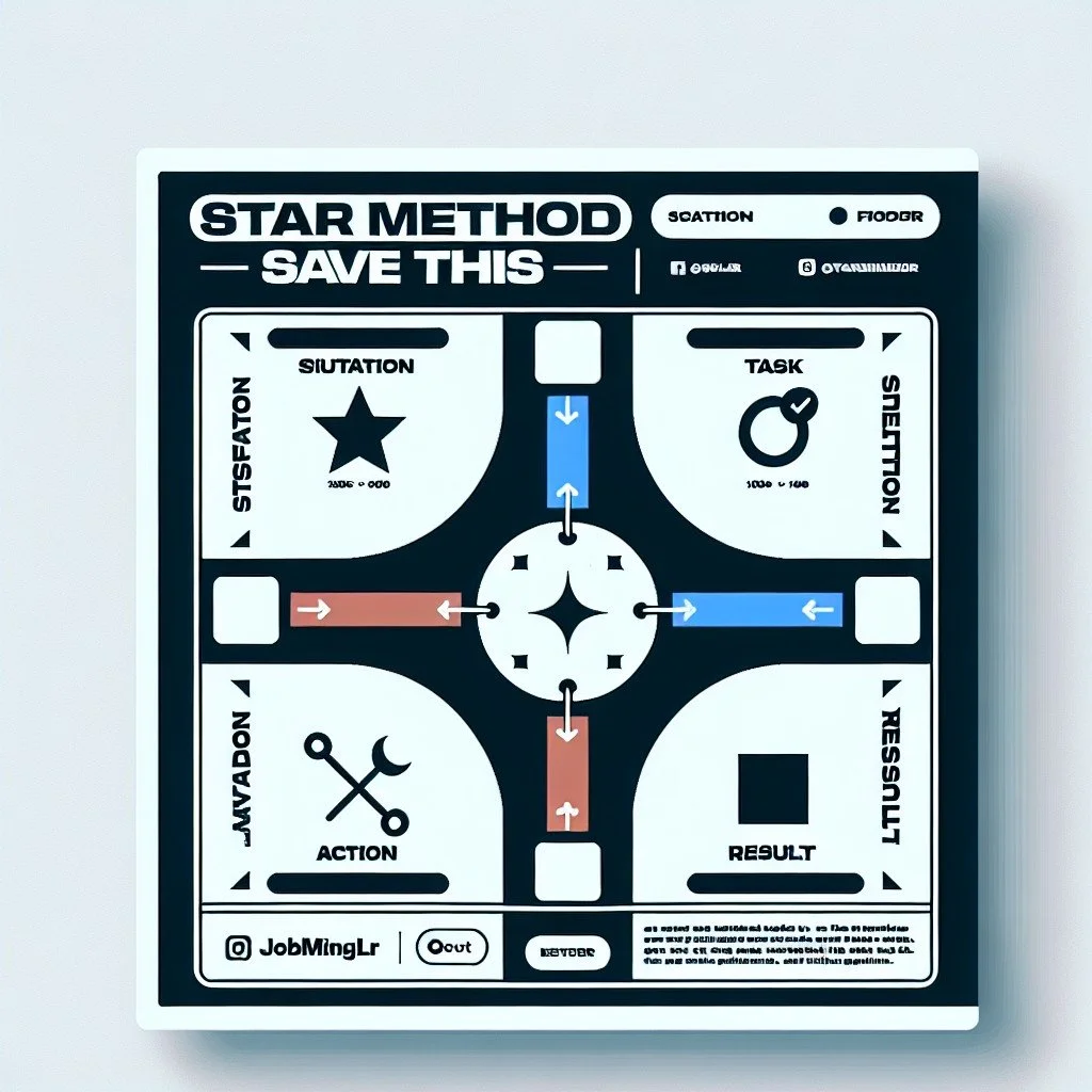 Save this: STAR method for behavioral interviews

S: Situation (context)

T: Task (your responsibility)

A: Action (what you did)

R: Result (numbers if possible)

Need practice prompts? JobMinglr.

#interviewprep #career