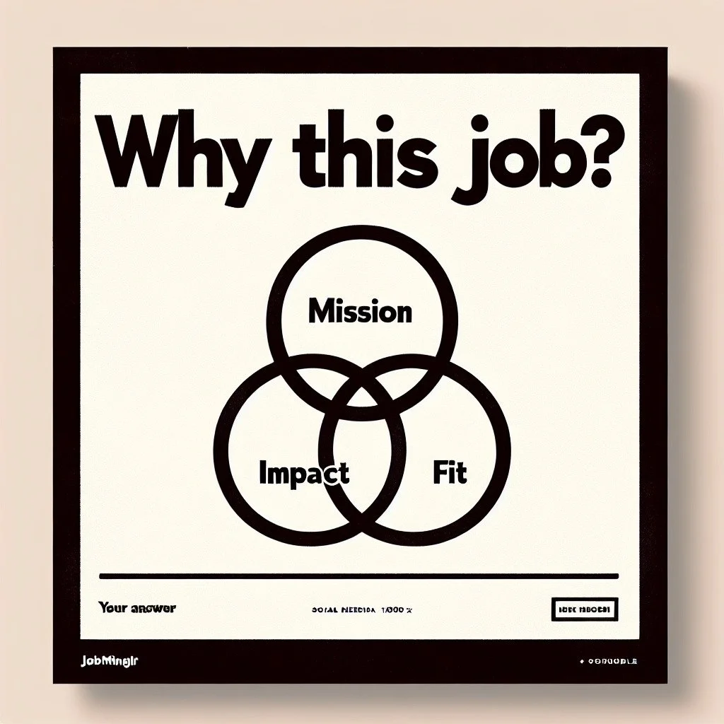 &ldquo;Why do you want this job?&rdquo;

Answer with:

Mission + Impact + Fit

&bull; Mission: what you admire

&bull; Impact: where you can help

&bull; Fit: why your background matches

#interviewprep #jobsearch