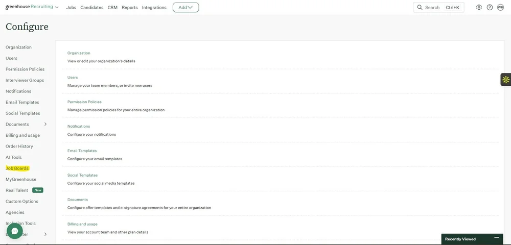 Navigate to Job Board