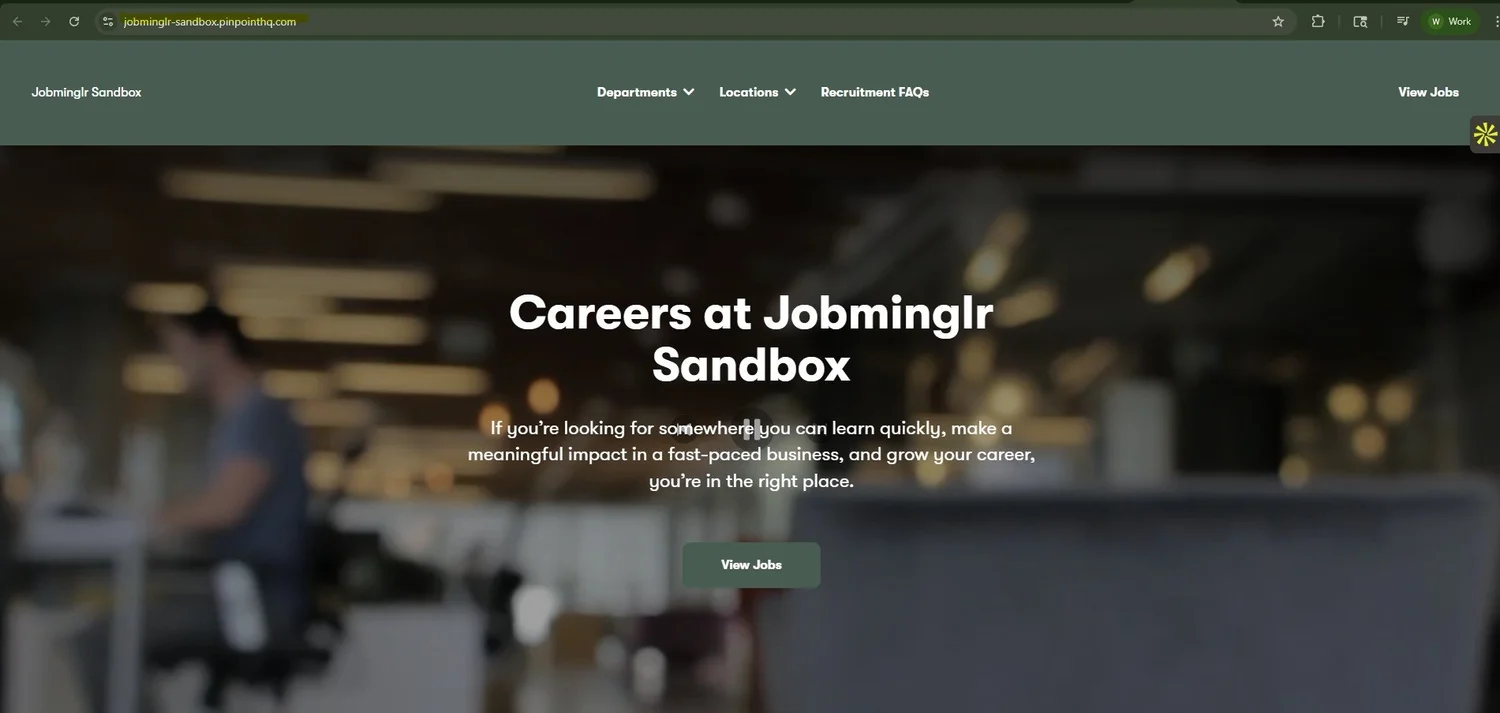 Open Careers Page